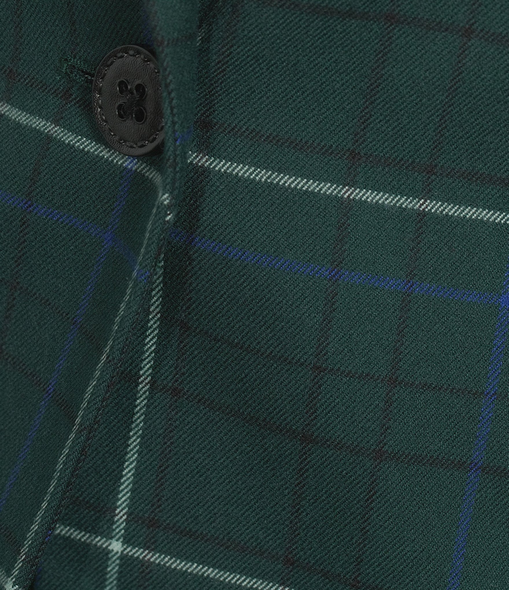 Investments Pine Grove Plaid Long Sleeve Button Front Blazer