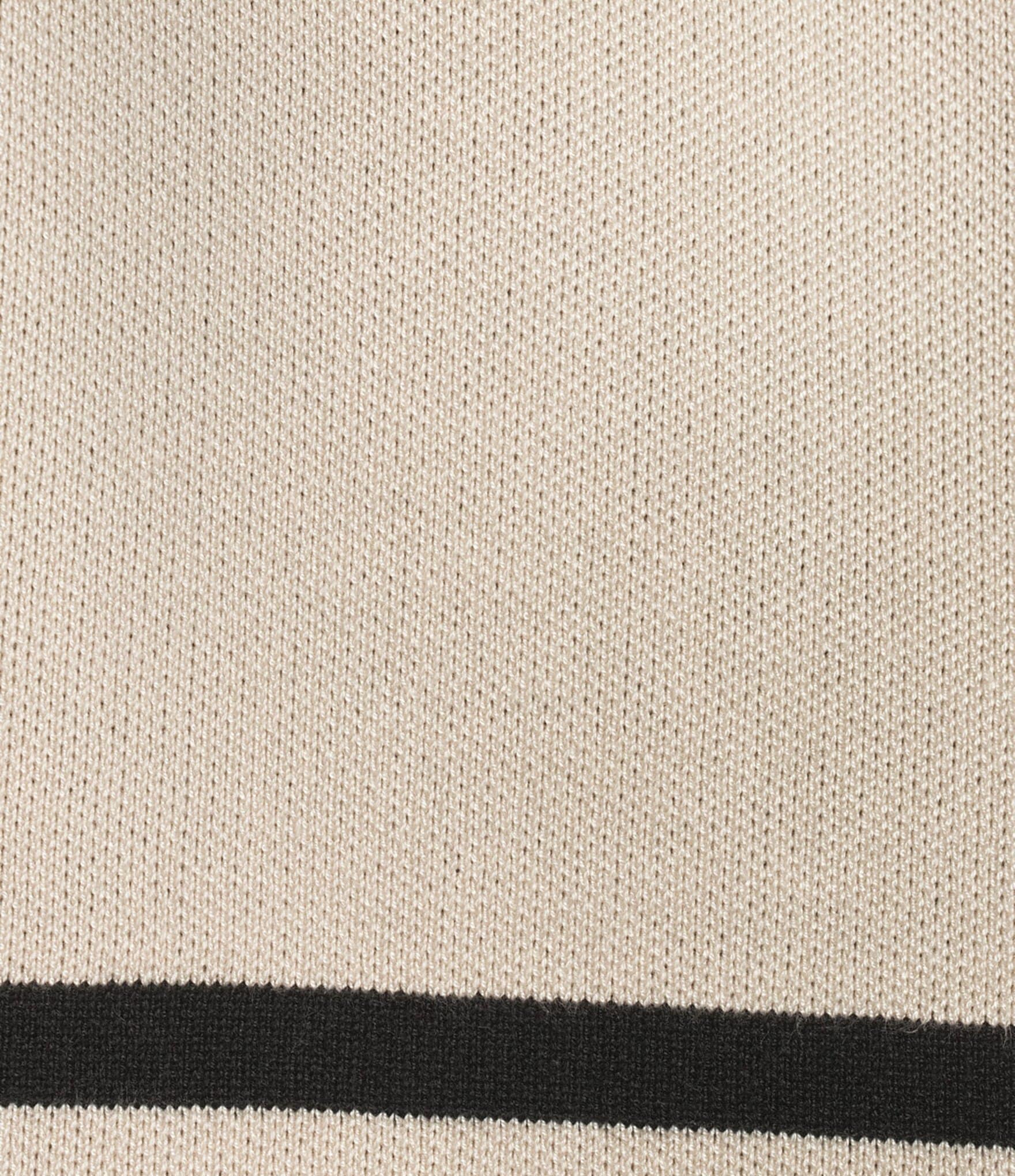 Investments Plus Size Border Stripe Long Sleeve Crew Neck Pullover Top