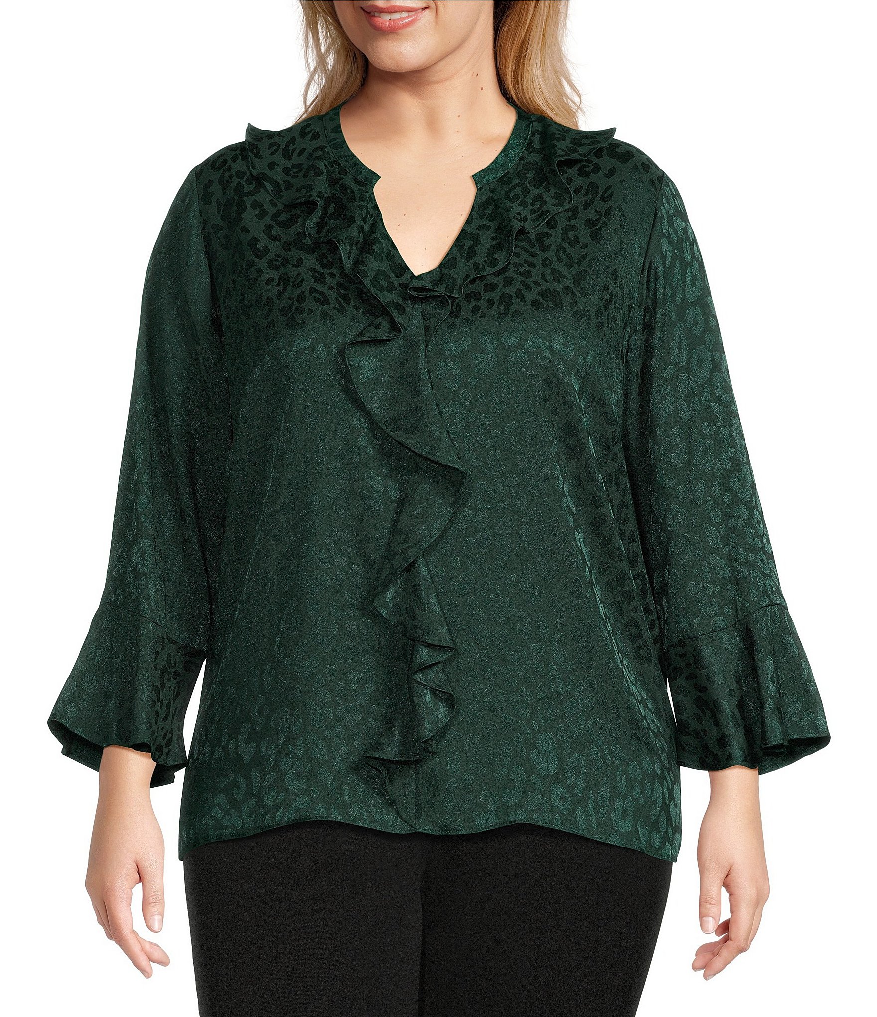 Dillards plus size dressy tops best sale