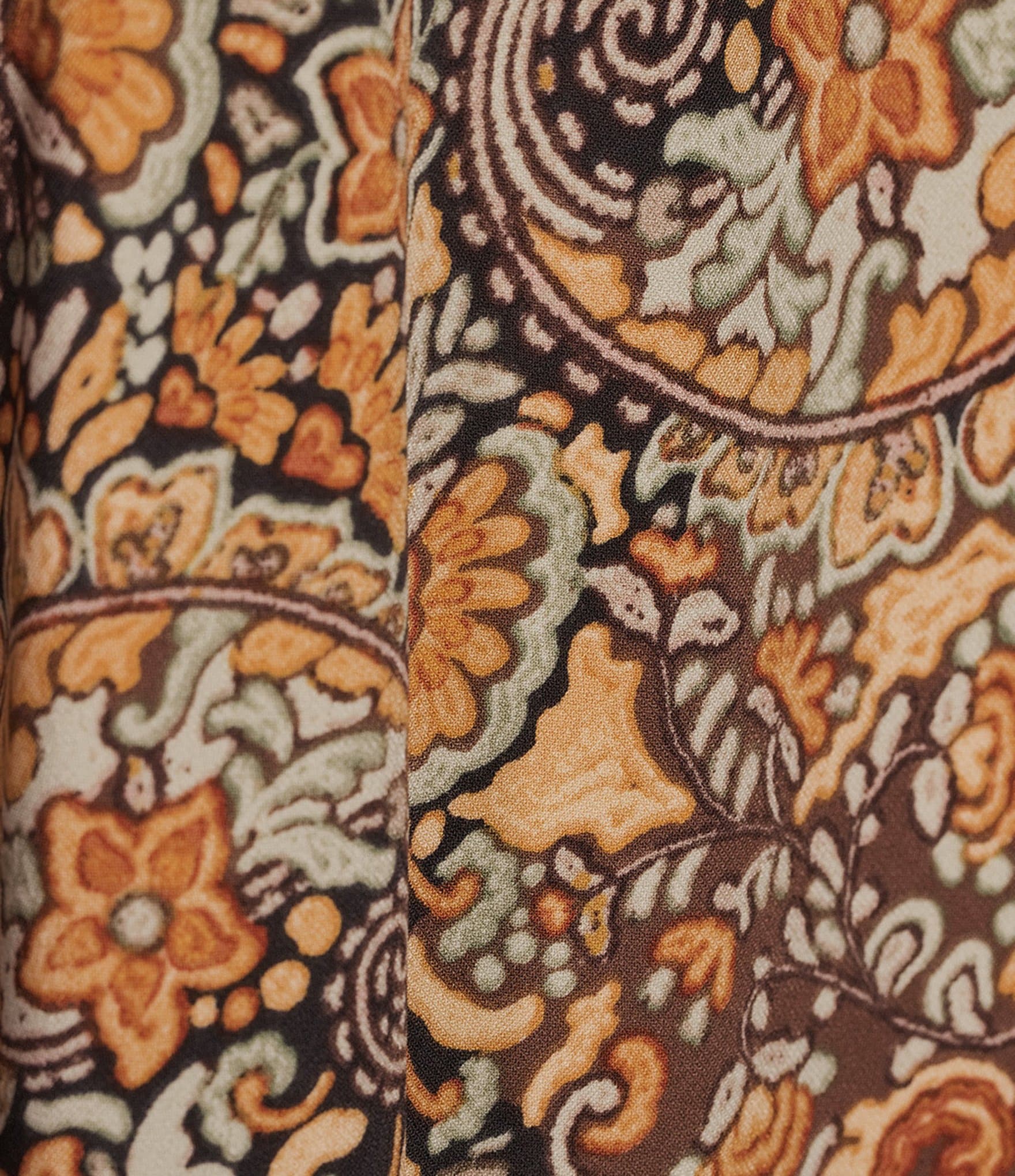 Investments Plus Size Soft Separates Black/Pinecone Painted Paisley Print Long Sleeve Open Front Jacket