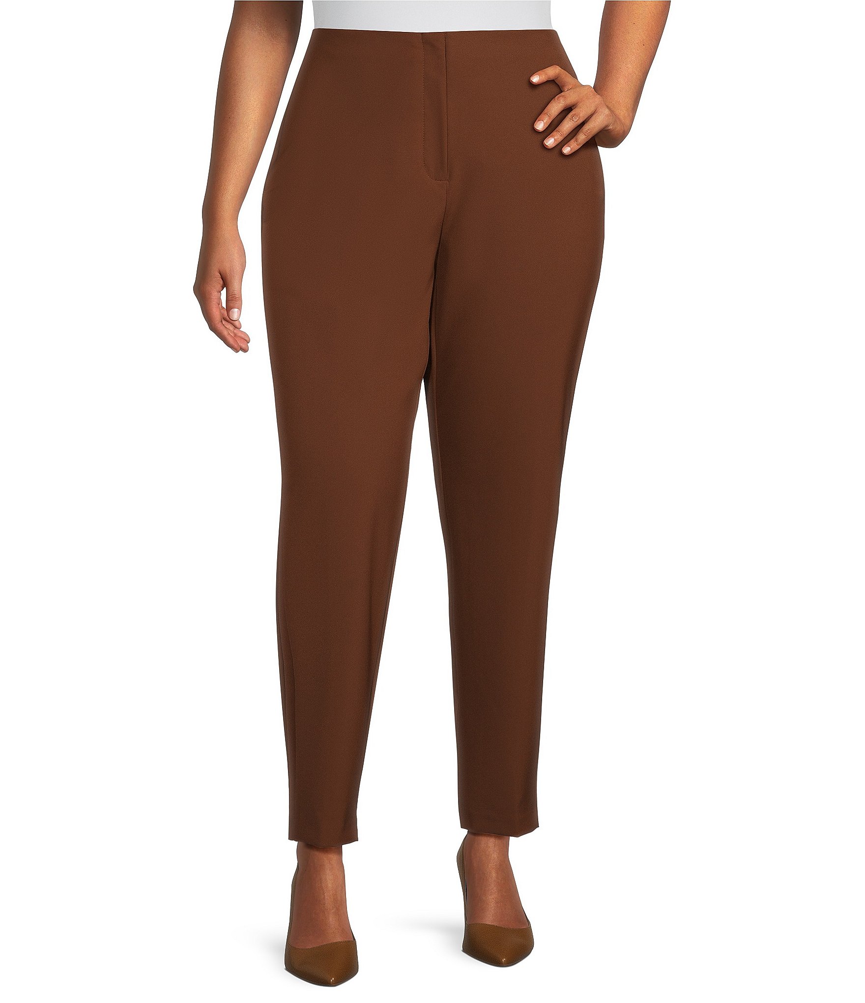 Investments Plus Size the SLIM LEG Fit No Waist Pants