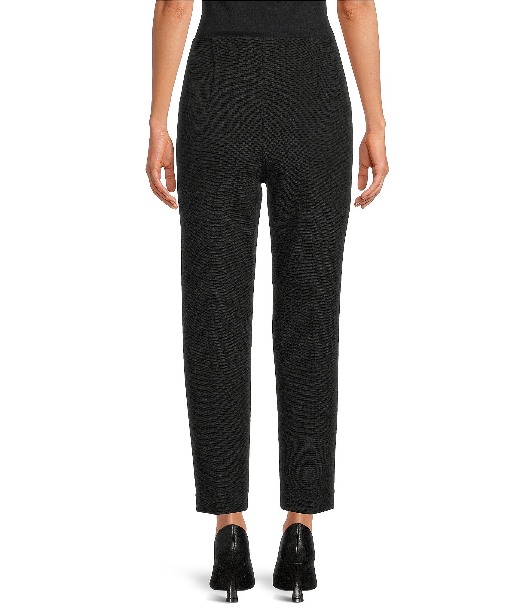 Investments Slim Leg Ankle Pull-On Pique Pants