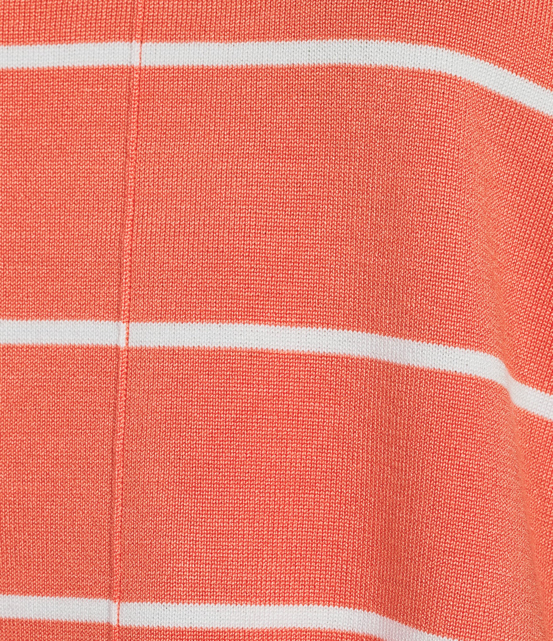 Investments Striped 3/4 Sleeve V-Neck Ribbed Trim Sweater