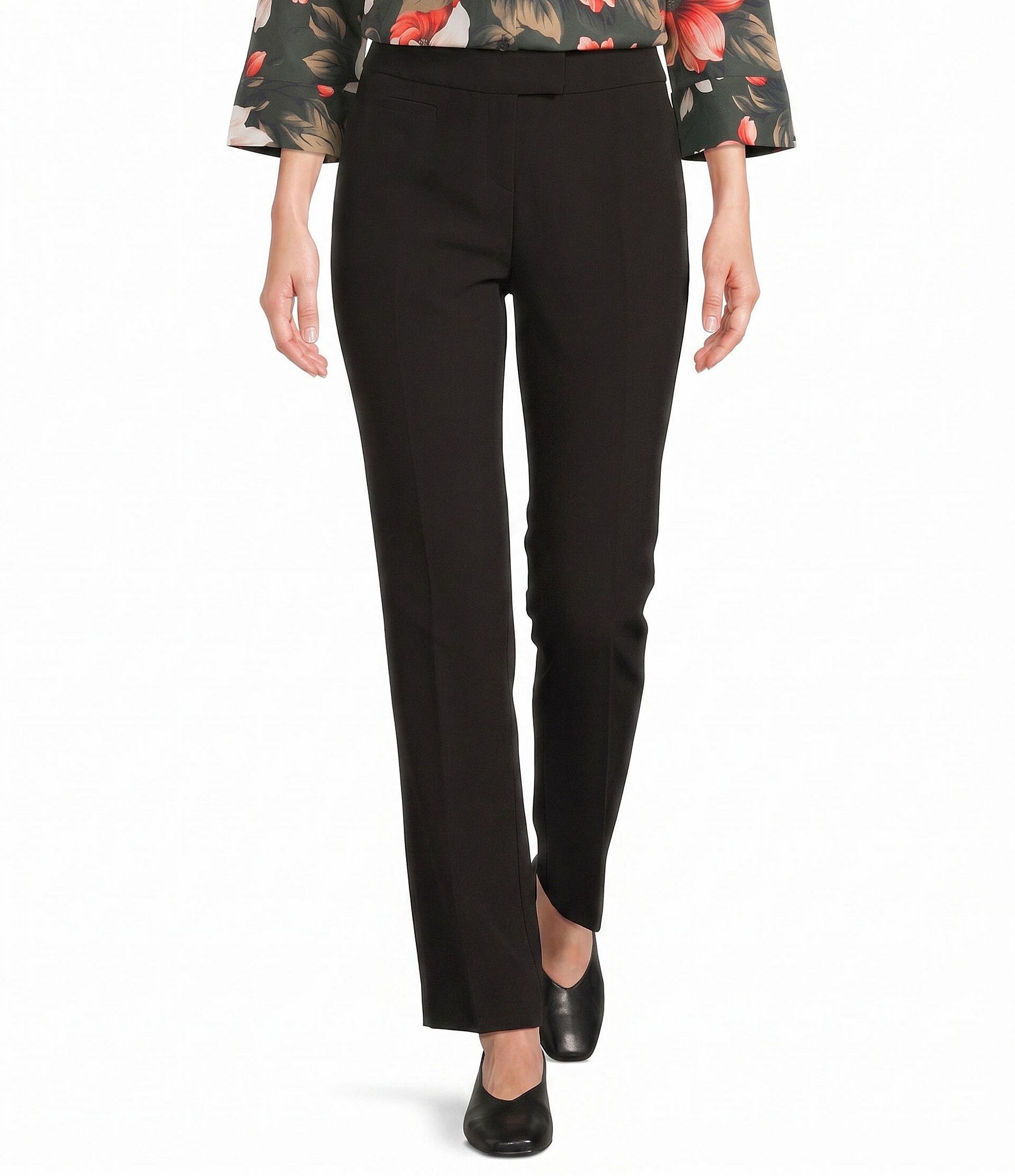 Investments the 5TH AVE fit Stretch Straight Leg Tummy Control Pants