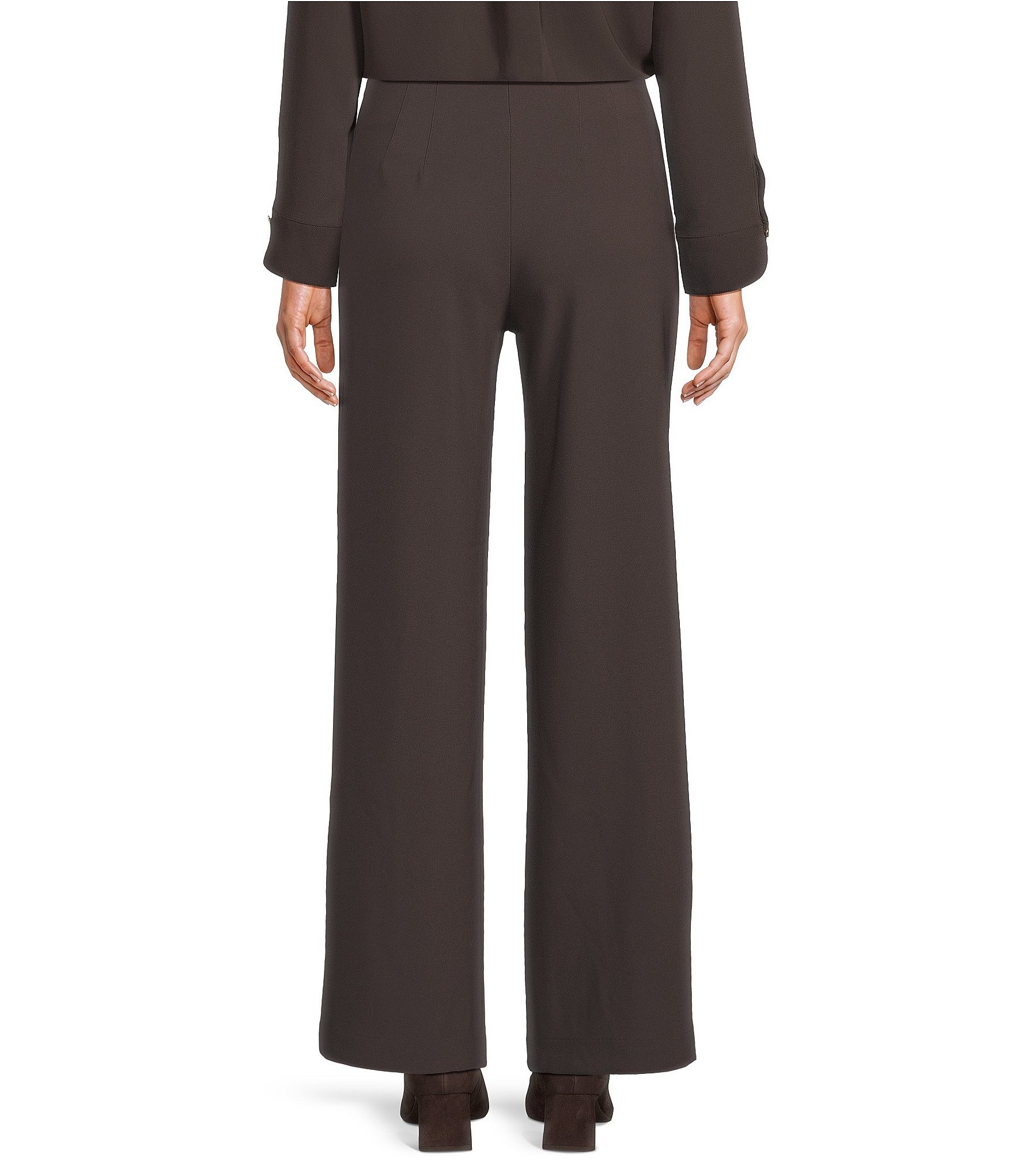 Investments Wide Leg Pull-On Stretch Pants