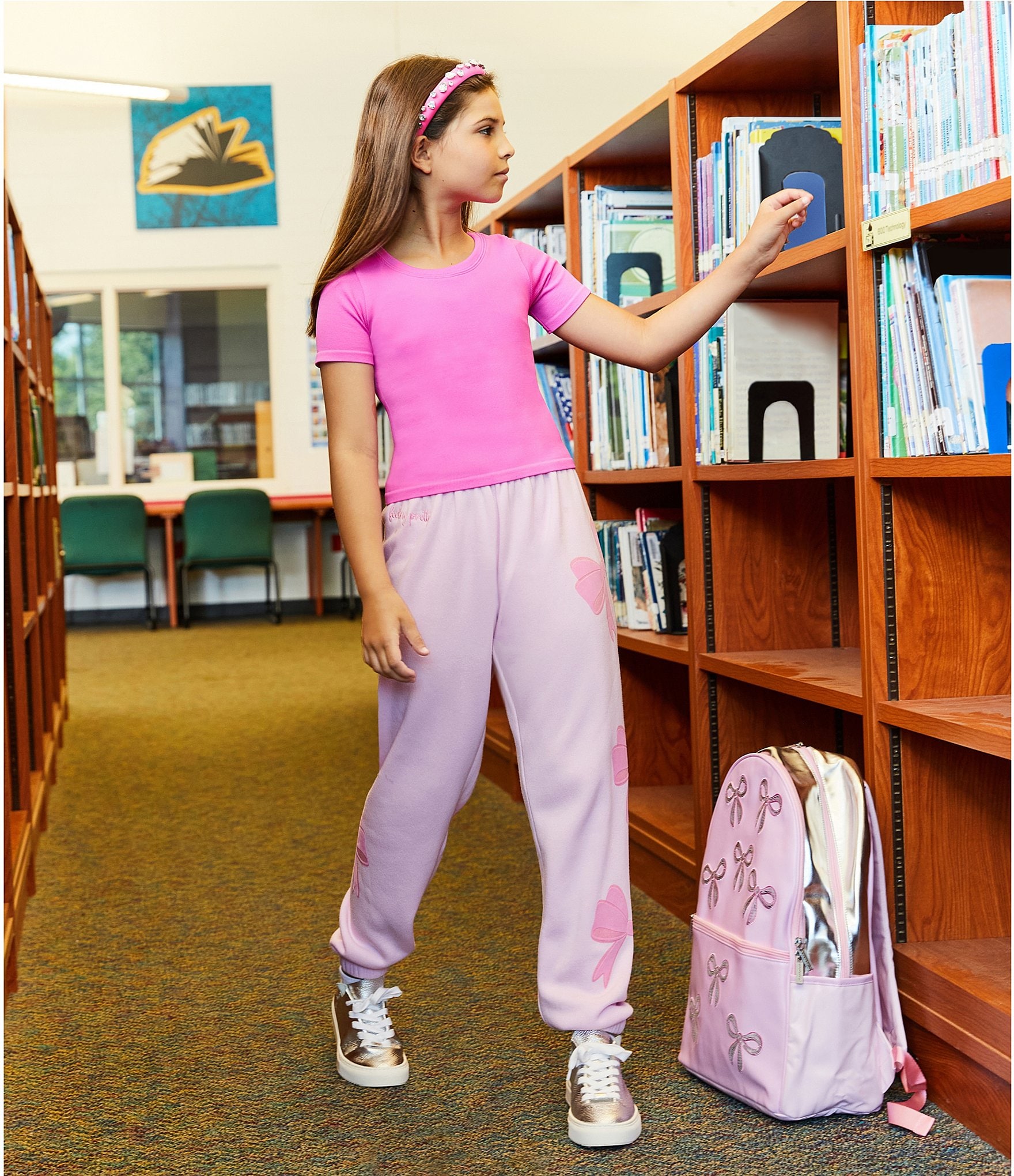 Iscream Big Girls Short Sleeve Rib-Knit T-Shirt