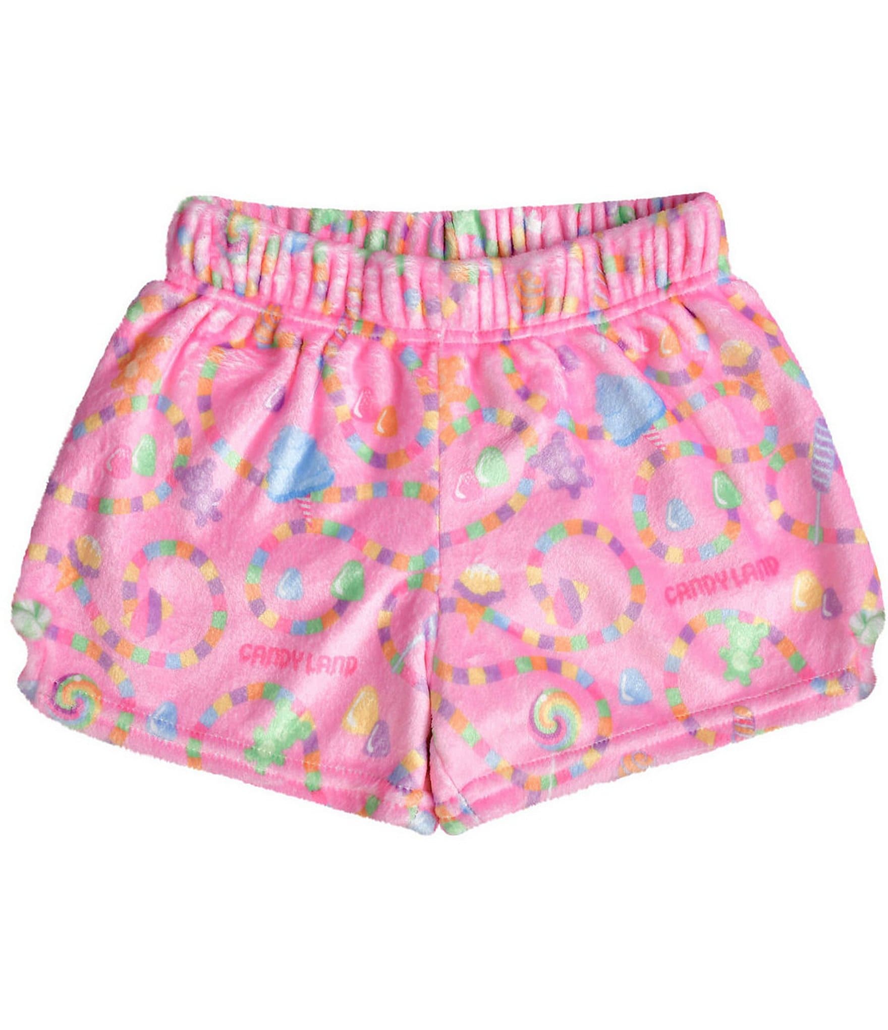 Iscream Little/Big Girls Candy Land Plush Shorts