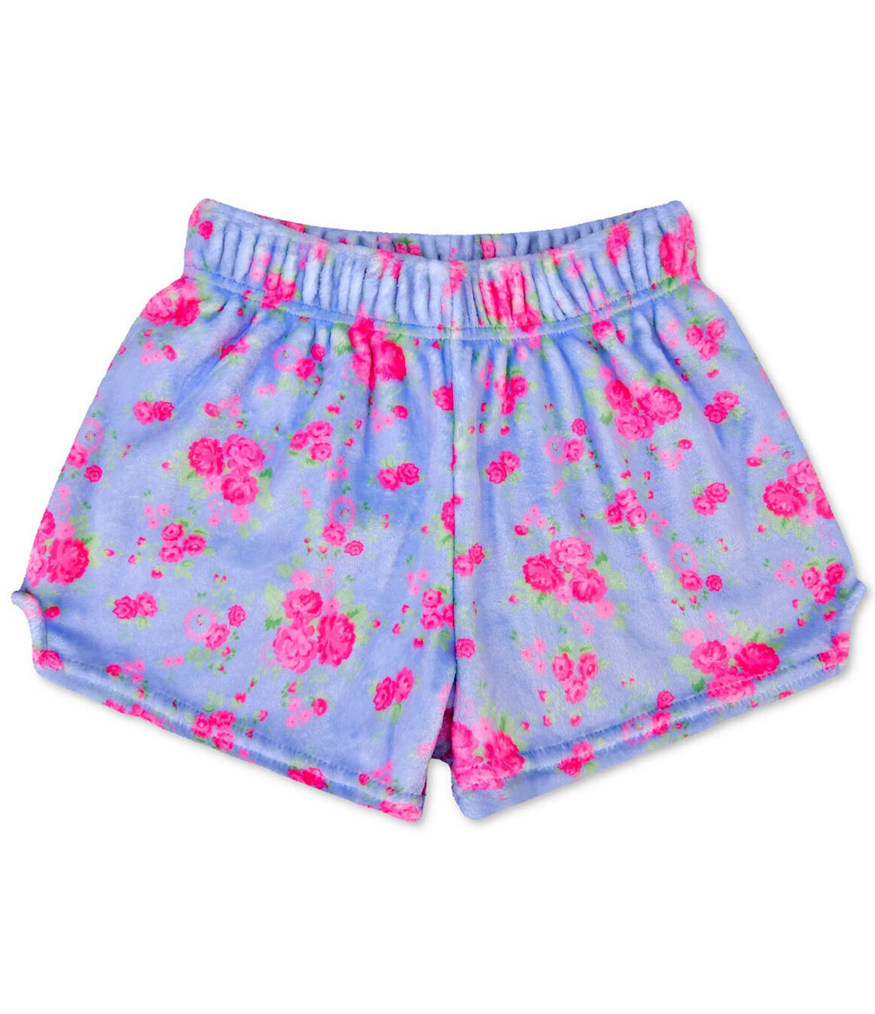 Iscream Little/Big Girls Ditsy Floral Plush Shorts