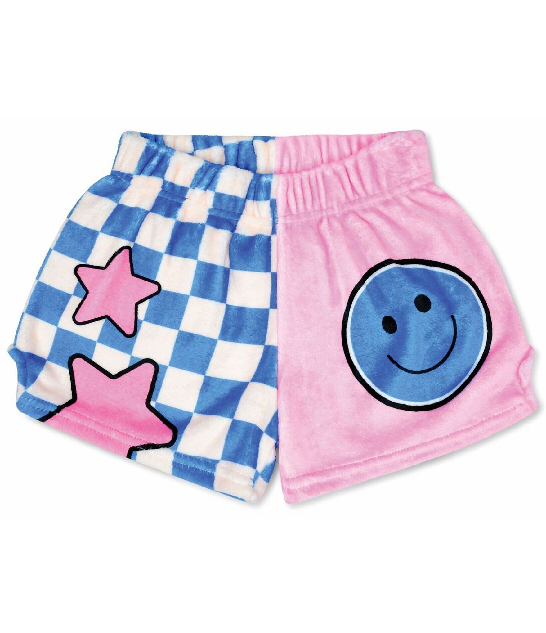 Iscream Little/Big Girls 4-14 Smile Squad Plush Shorts