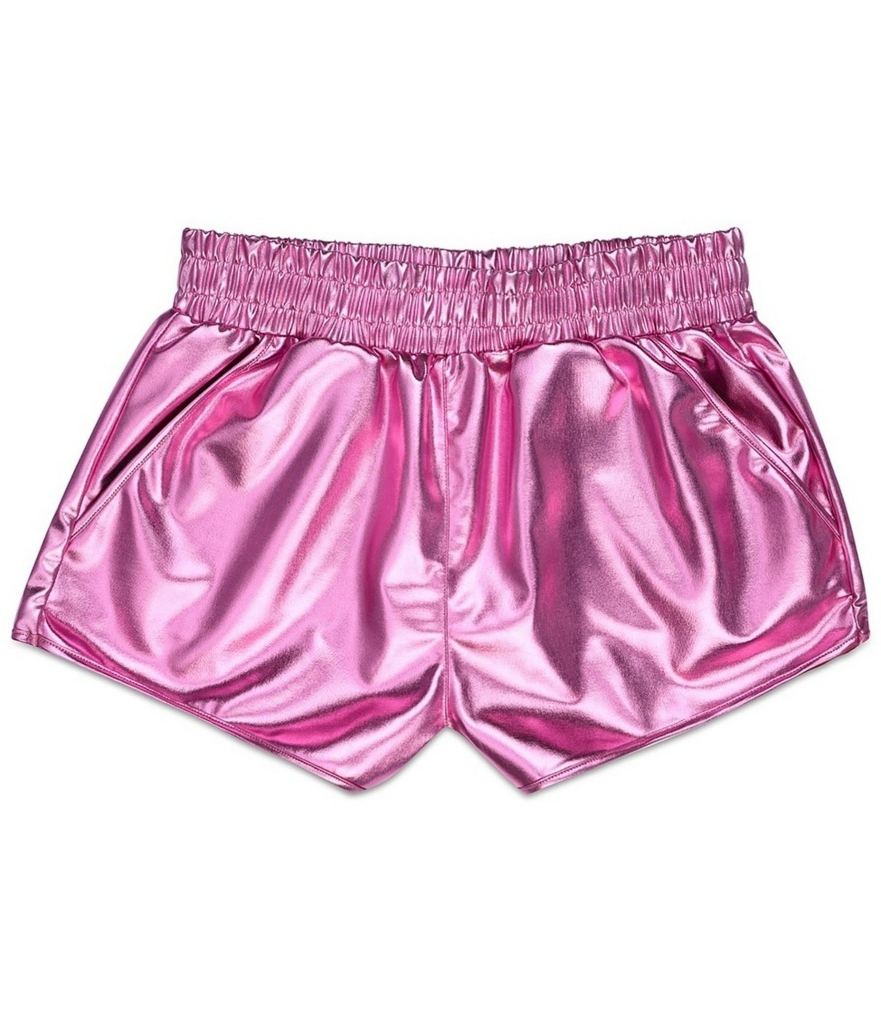 Iscream Little/Big Girls 6-14 Metallic Pull-On Shorts