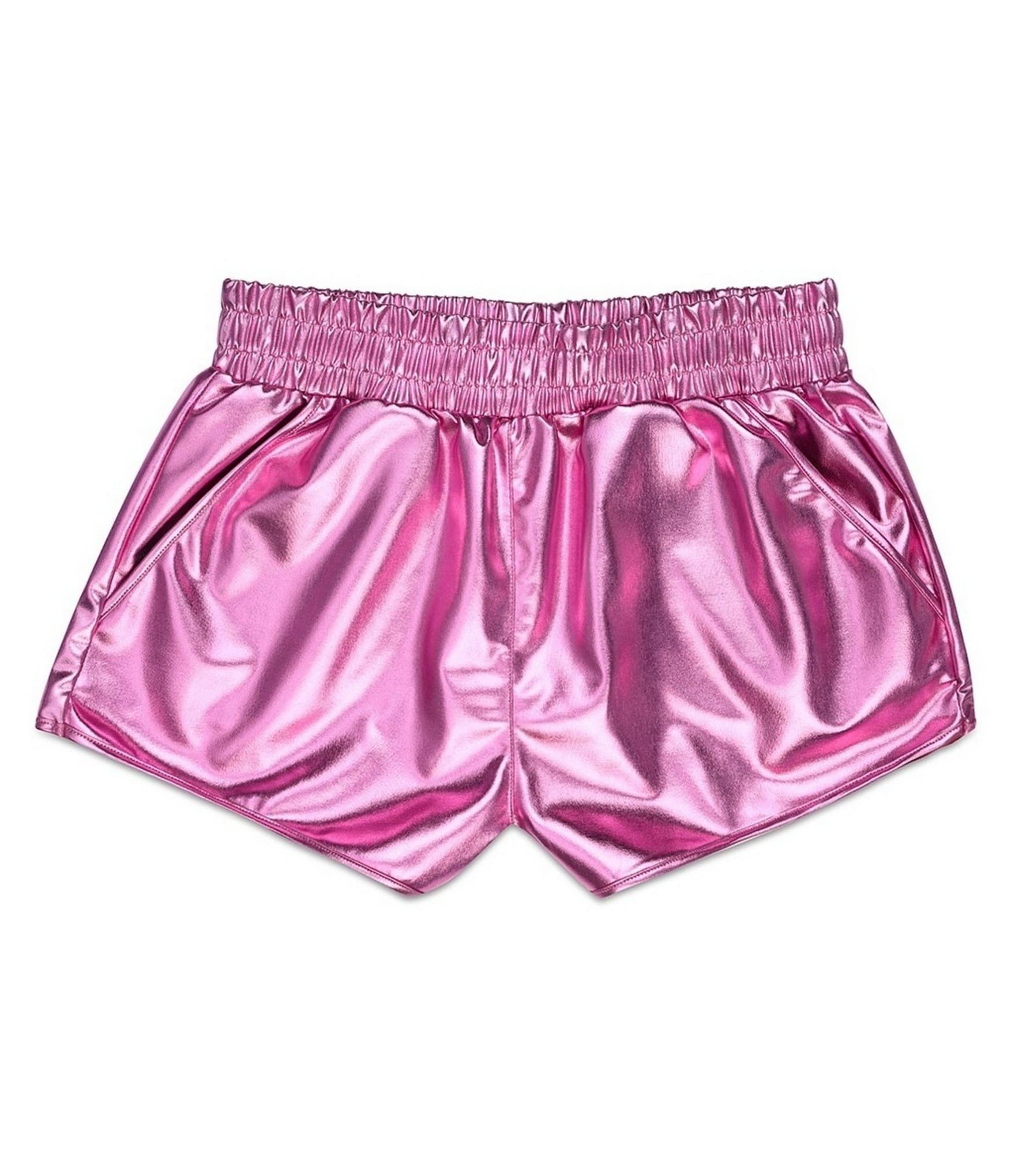 Iscream Little/Big Girls 6-14 Metallic Pull-On Shorts