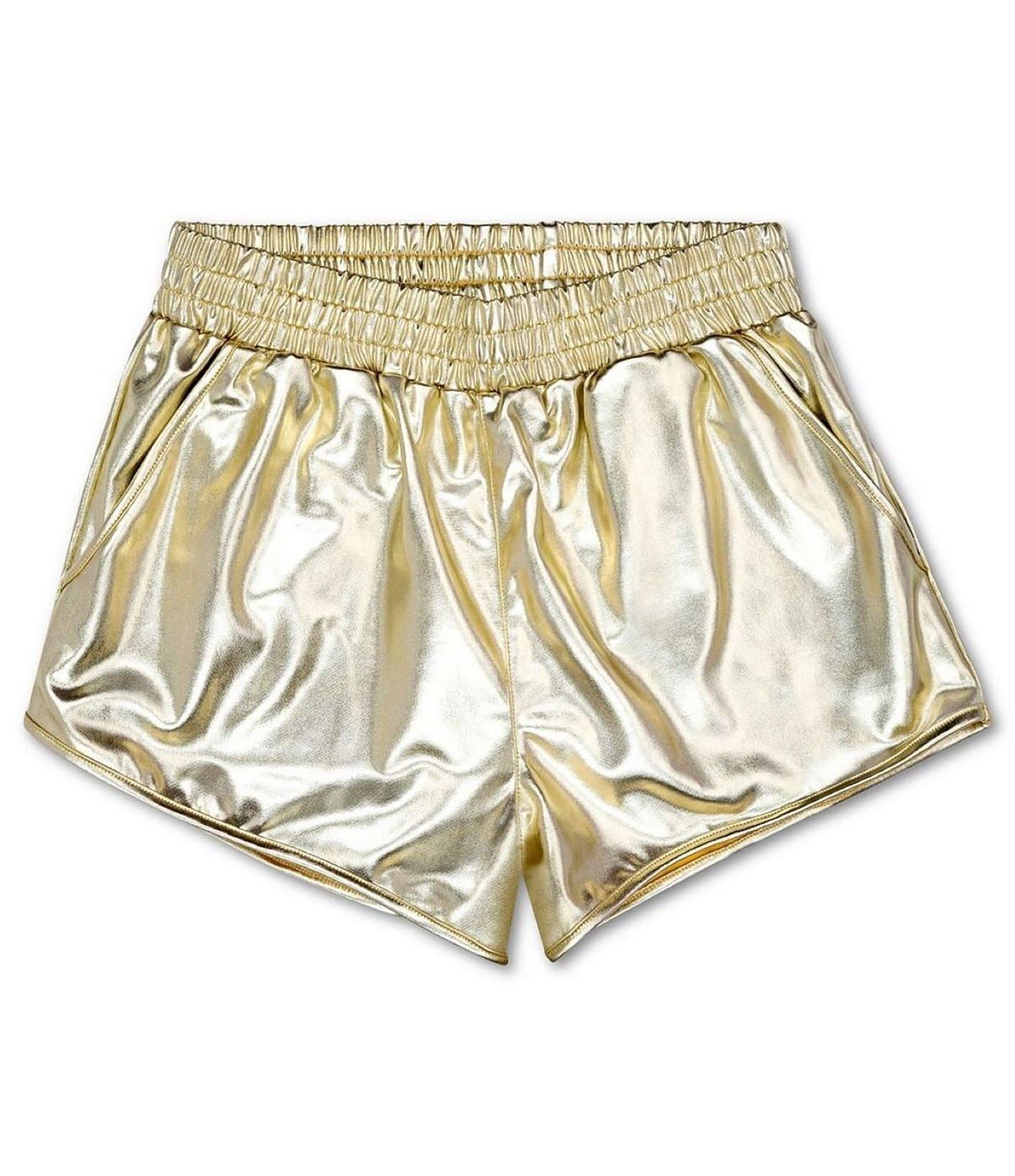 Iscream Little/Big Girls 6-14 Metallic Pull-On Shorts