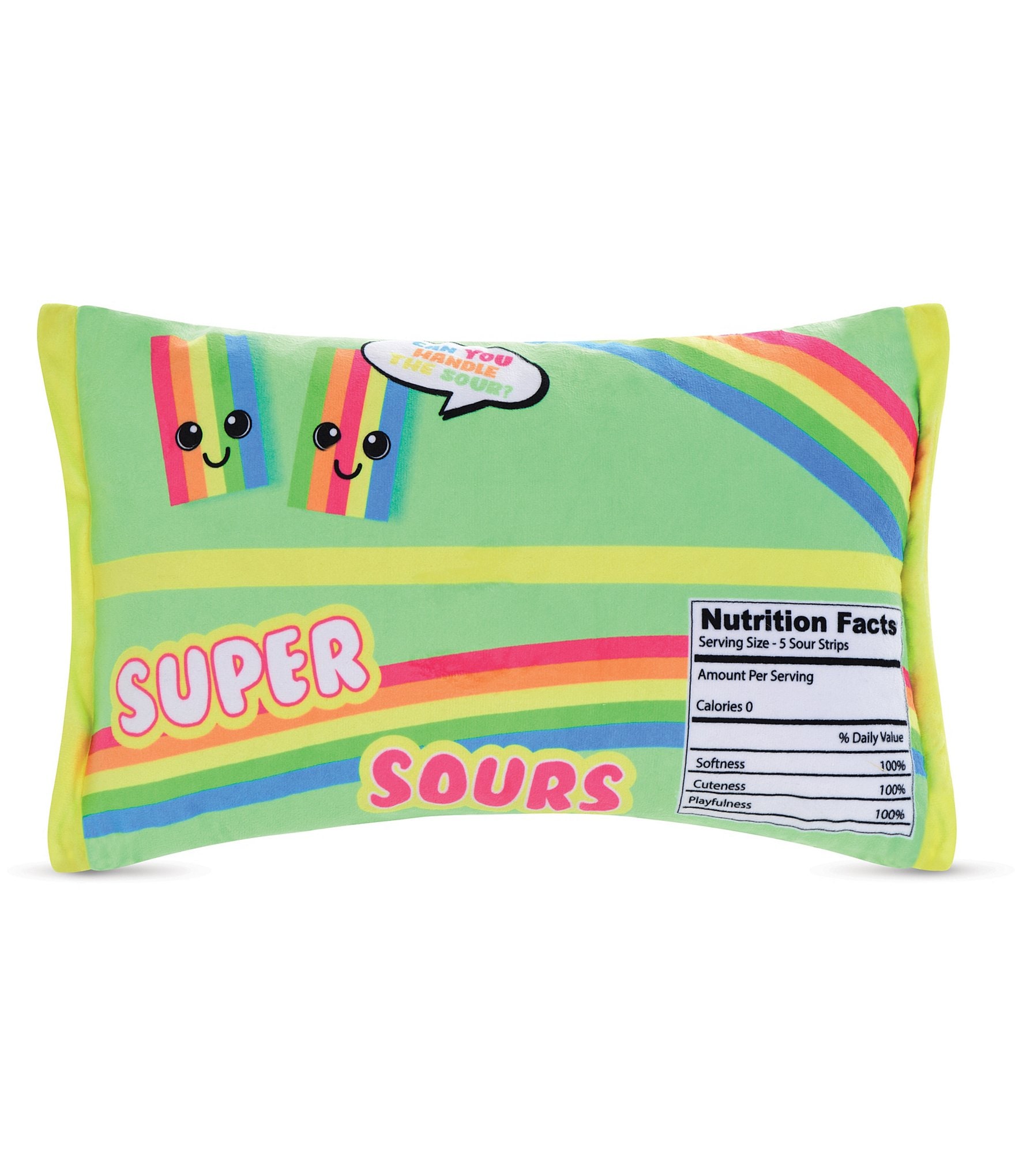 Iscream Super Sours Packaging Strawberry Scented Fleece Plush