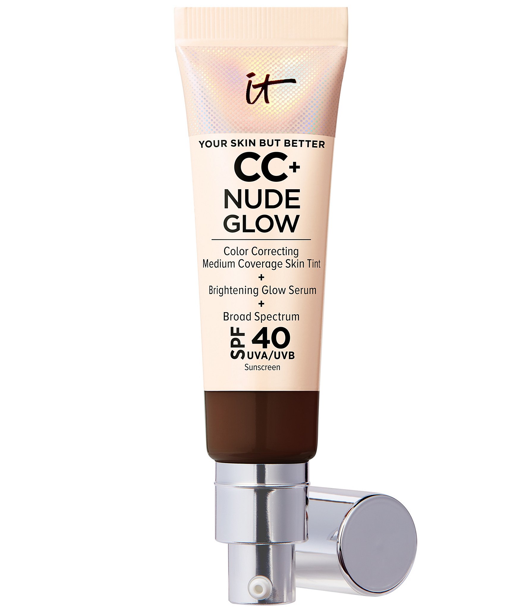 IT Cosmetics CC+ Nude Glow Lightweight Foundation + Glow Serum SPF 40