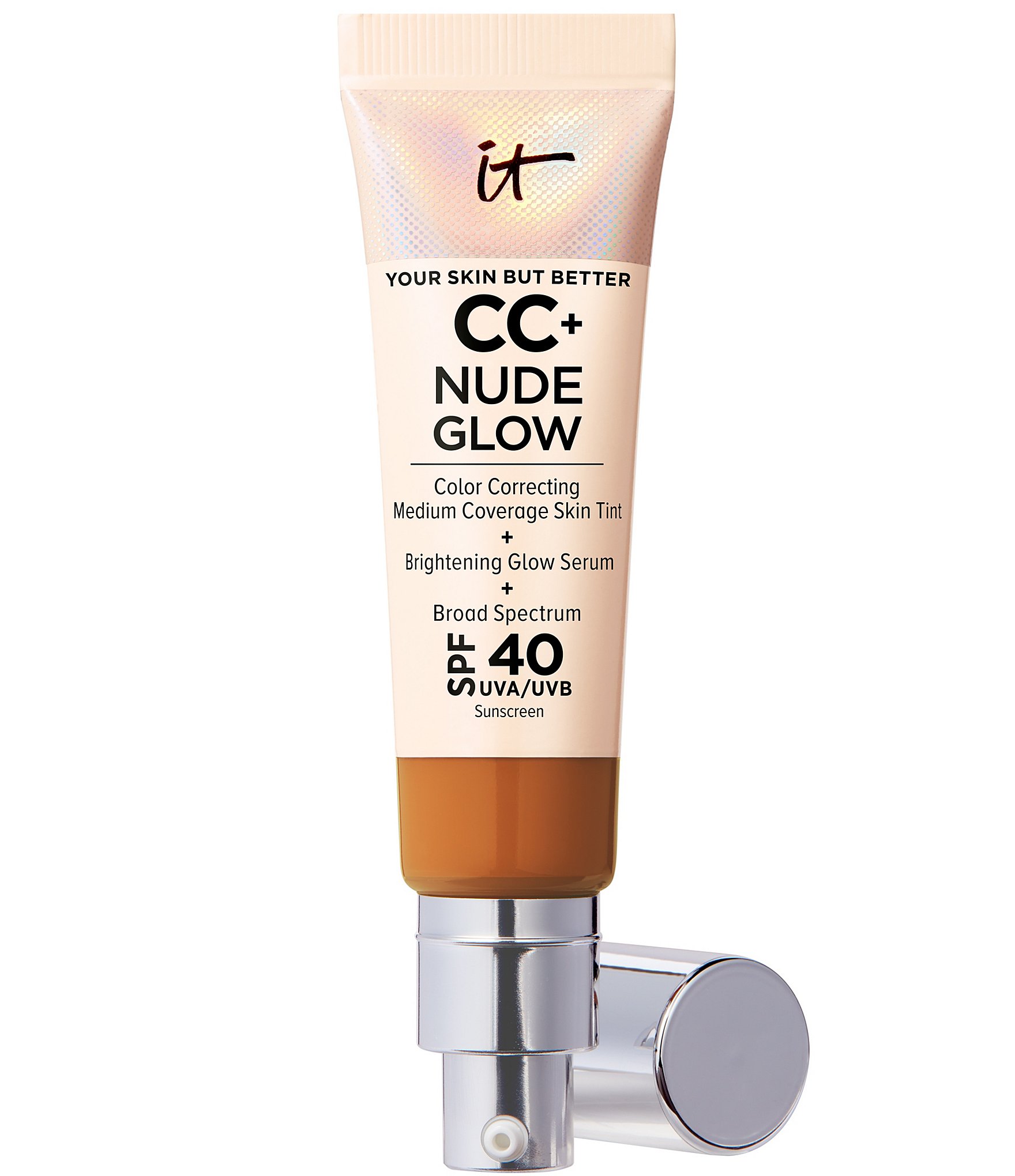 IT Cosmetics CC+ Nude Glow Lightweight Foundation + Glow Serum SPF 40