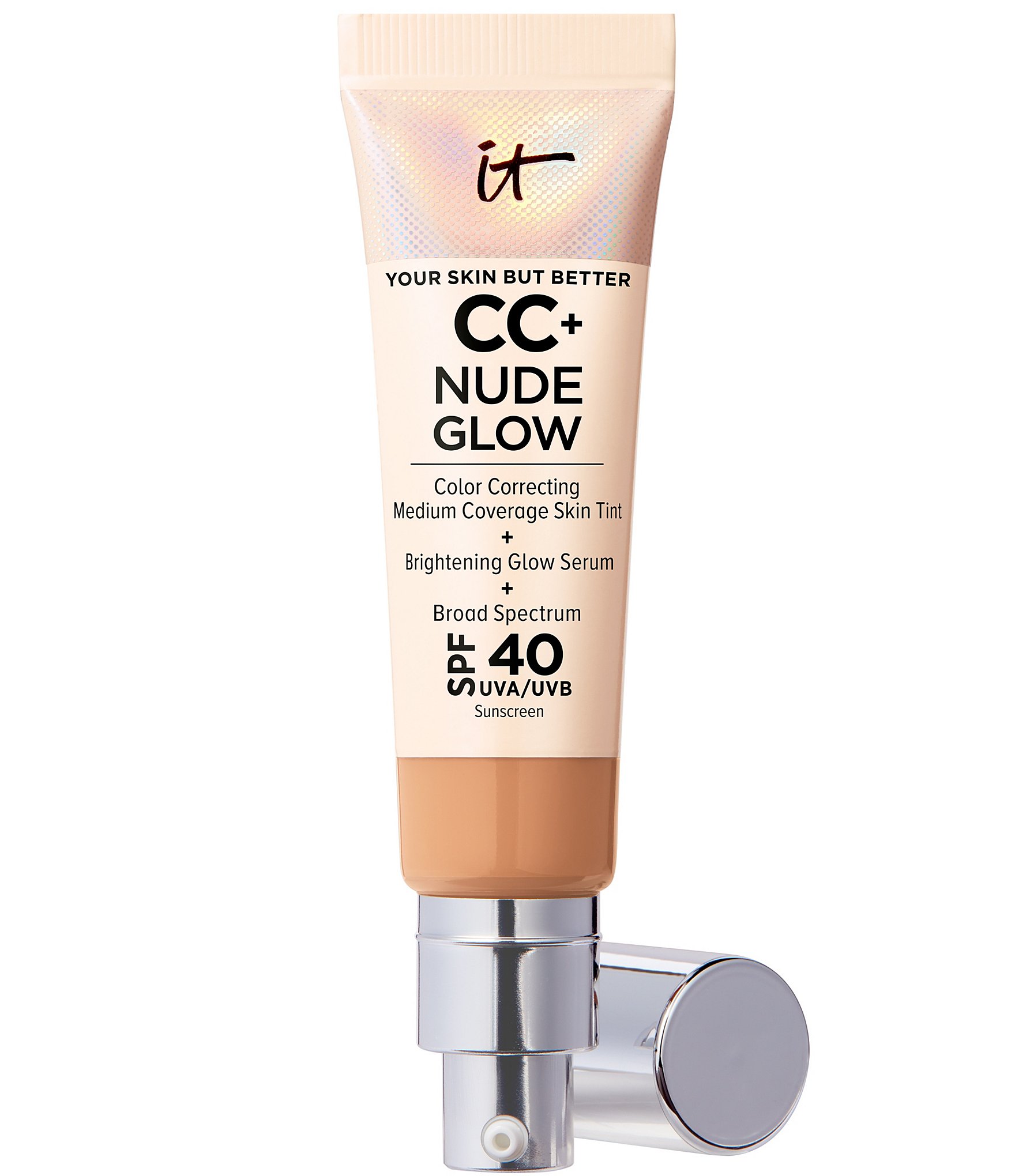 IT Cosmetics CC+ Nude Glow Lightweight Foundation + Glow Serum SPF 40