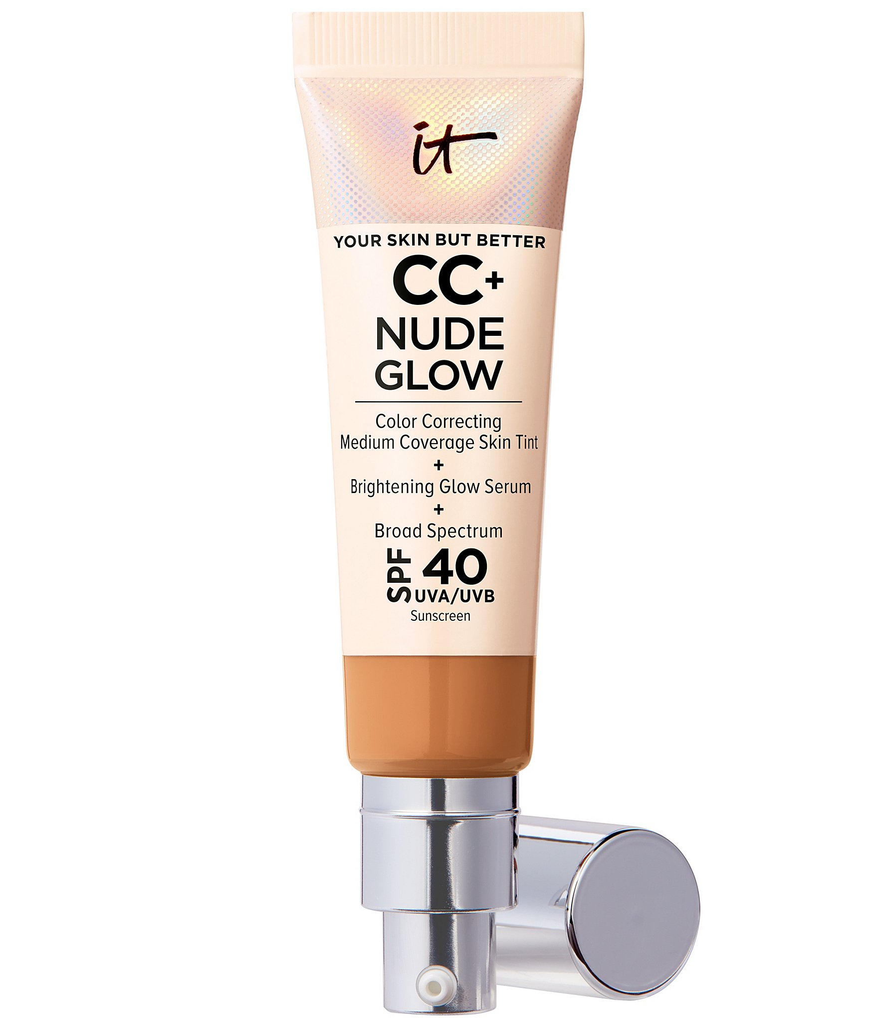 IT Cosmetics CC+ Nude Glow Lightweight Foundation + Glow Serum SPF 40