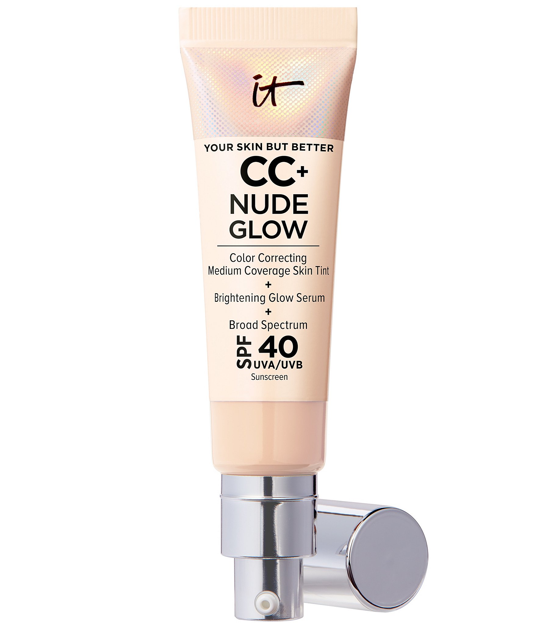 IT Cosmetics CC+ Nude Glow Lightweight Foundation + Glow Serum SPF 40