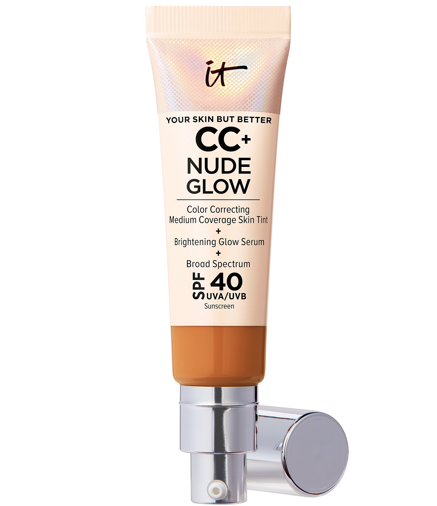 IT Cosmetics CC+ Nude Glow Lightweight Foundation + Glow Serum SPF 40