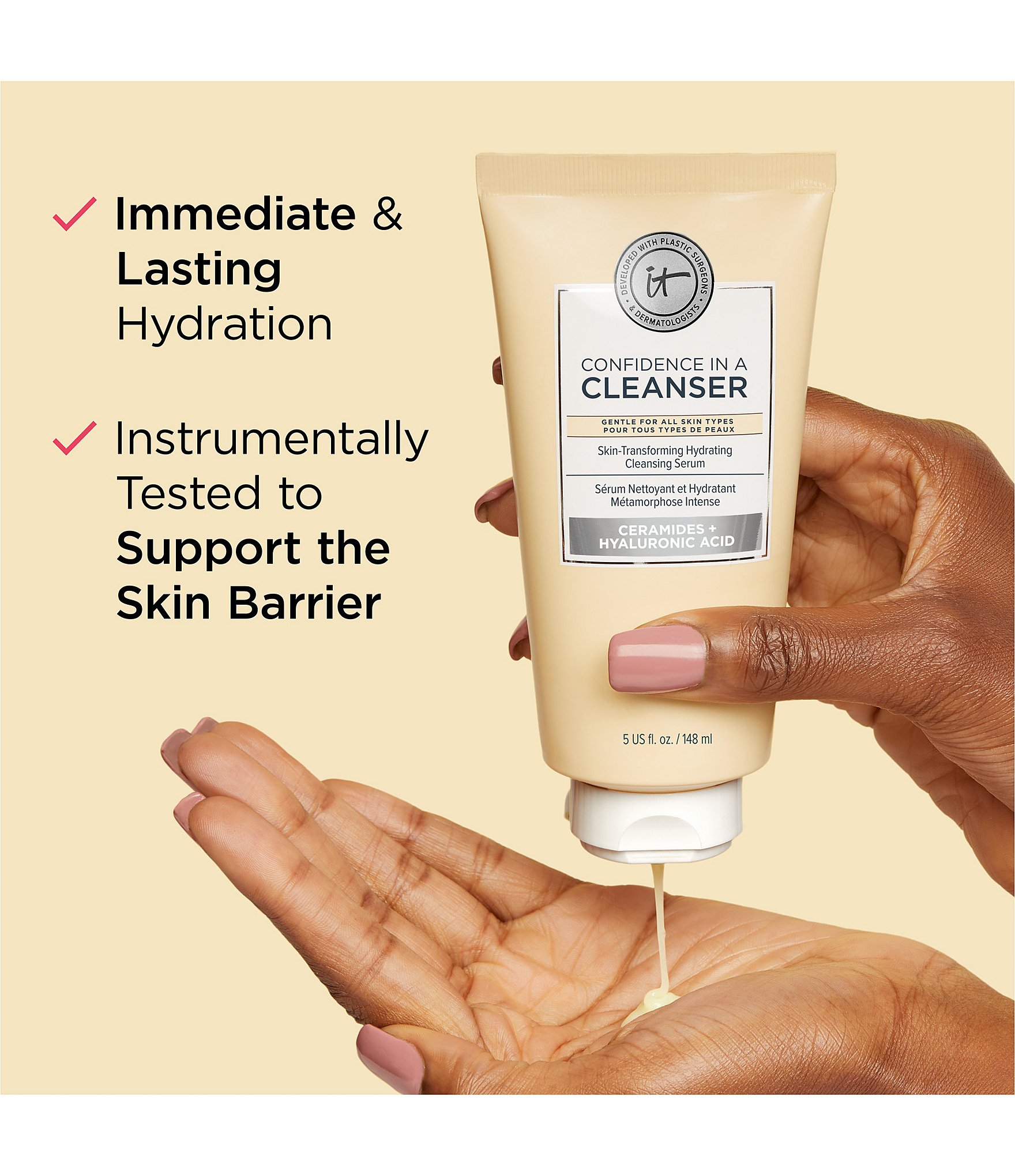 IT Cosmetics Confidence in a Cleanser Gentle Hydrating Face Wash