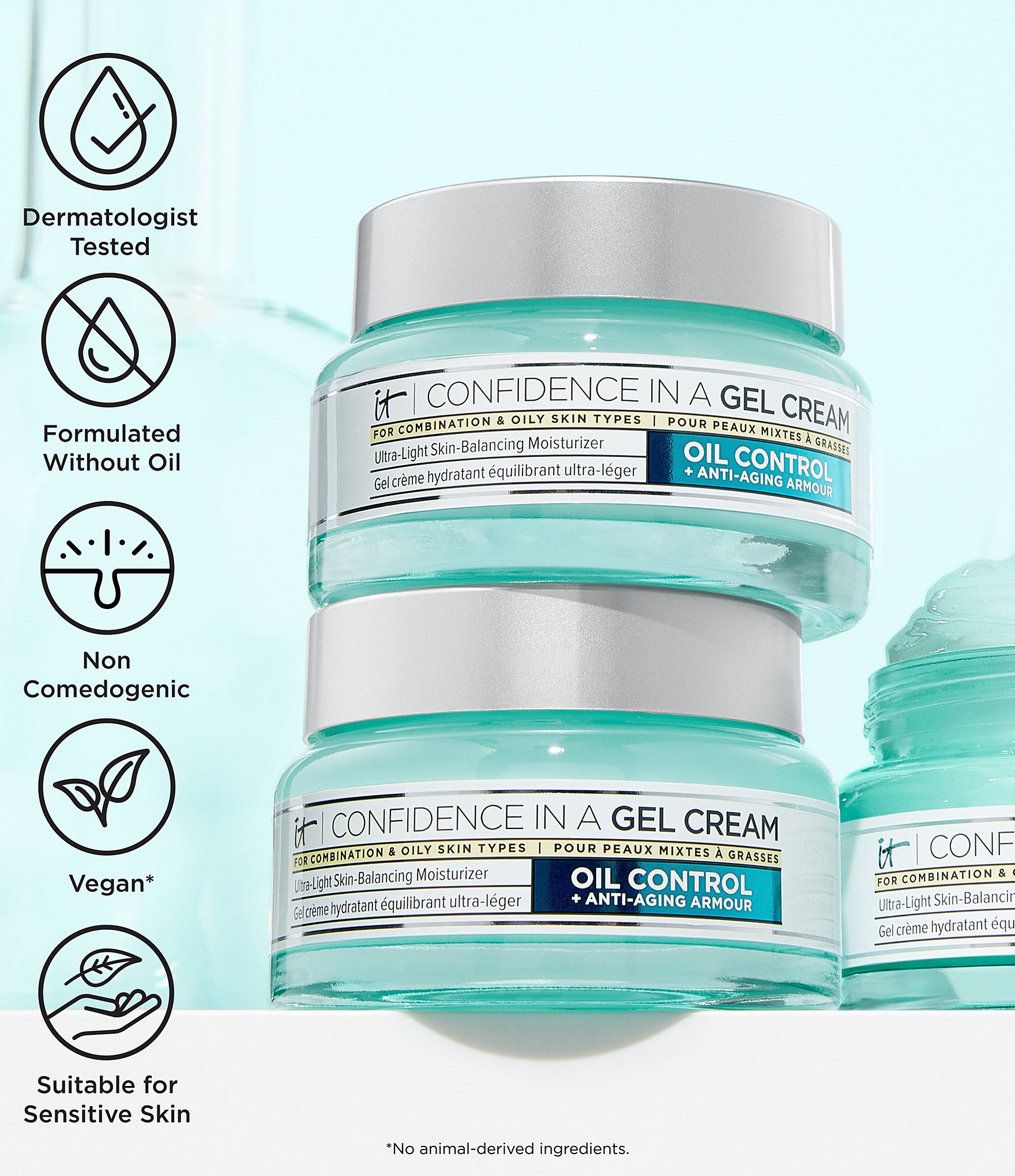 IT Cosmetics Confidence in a Gel Cream Oil-Free Moisturizer