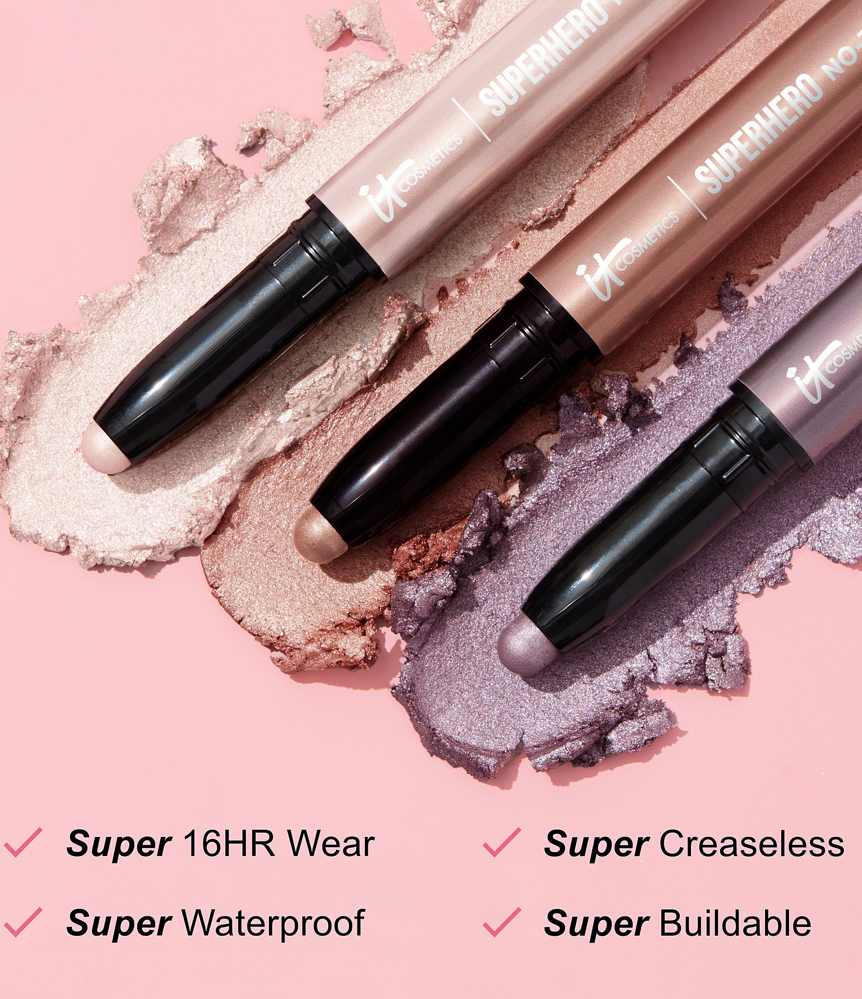 IT Cosmetics Superhero No-Tug Waterproof Eyeshadow Stick