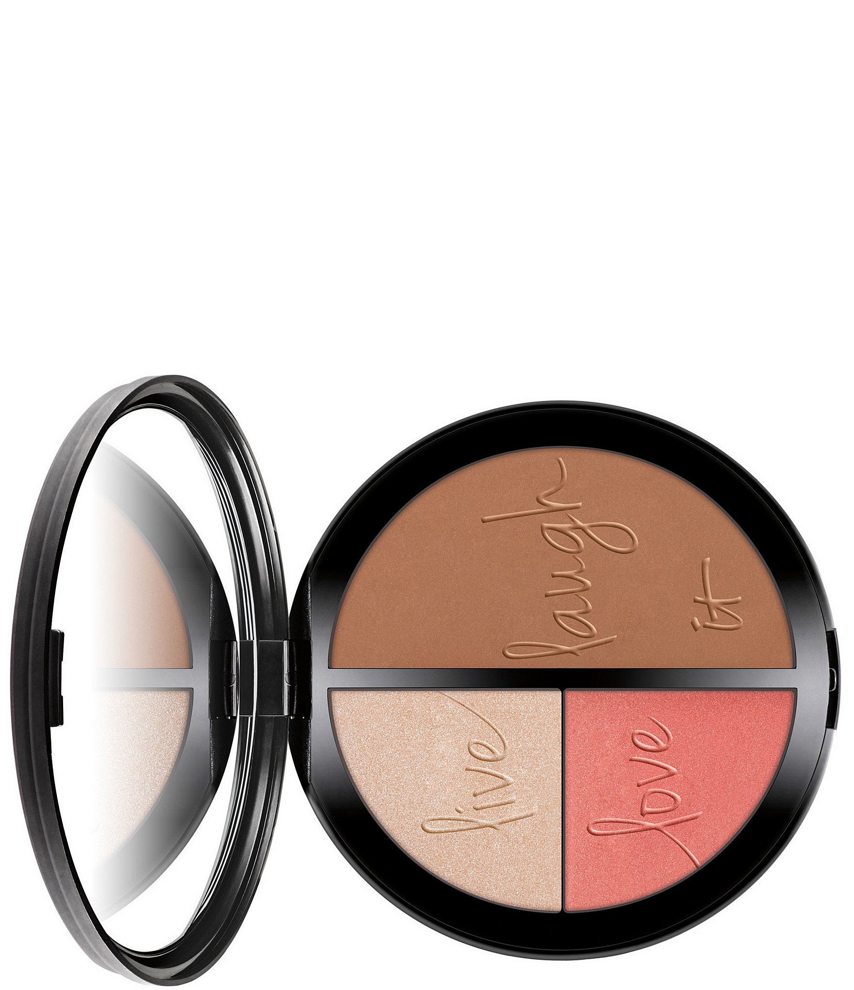 IT Cosmetics Your Most Beautiful You Anti-Aging Matte Bronzer, Radiance Luminzer and Brightening Blush Face Palette