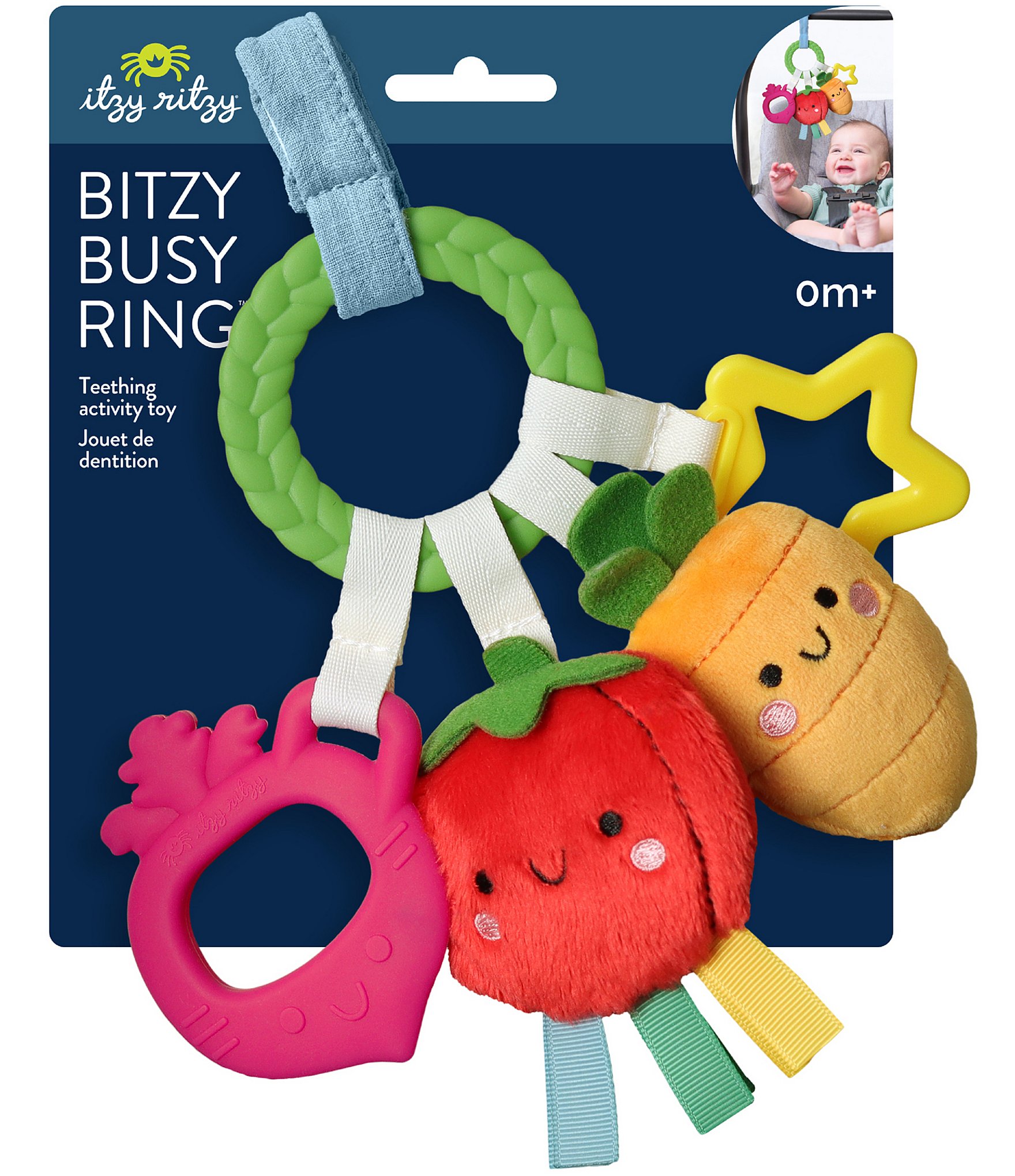 Itzy Ritzy Busy Ring™ Veggie Teething Activity Toy