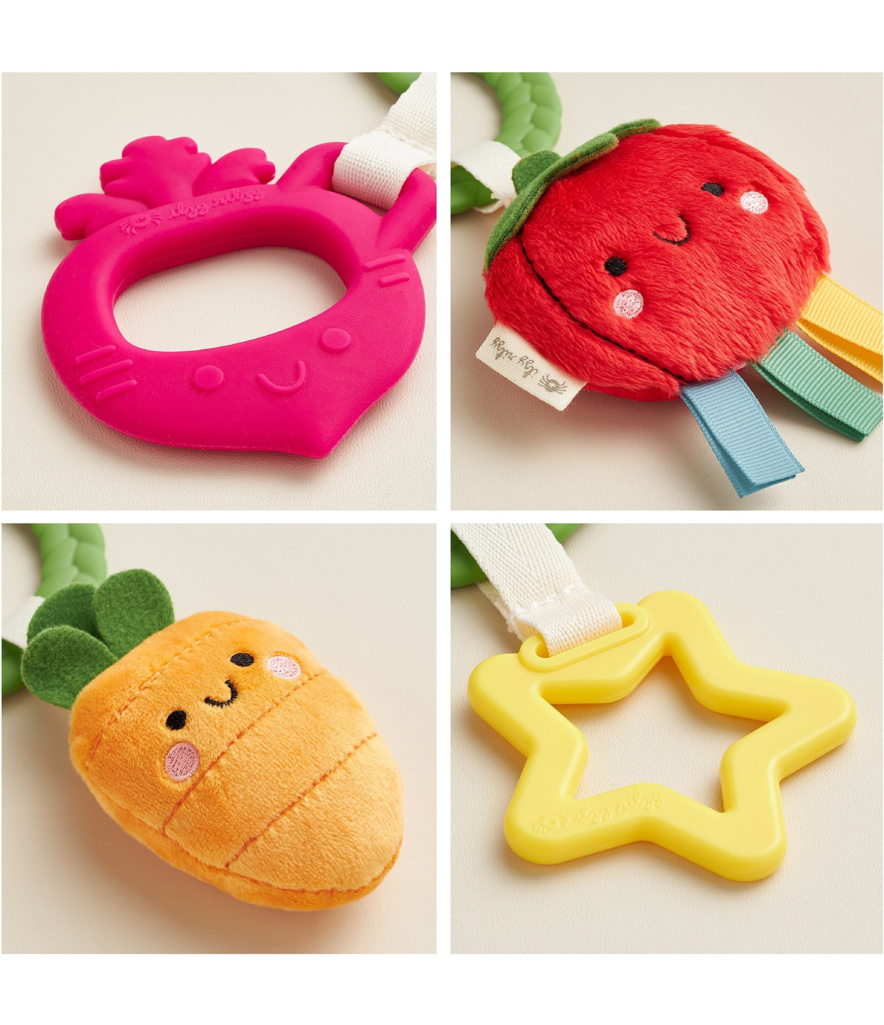 Itzy Ritzy Busy Ring™ Veggie Teething Activity Toy