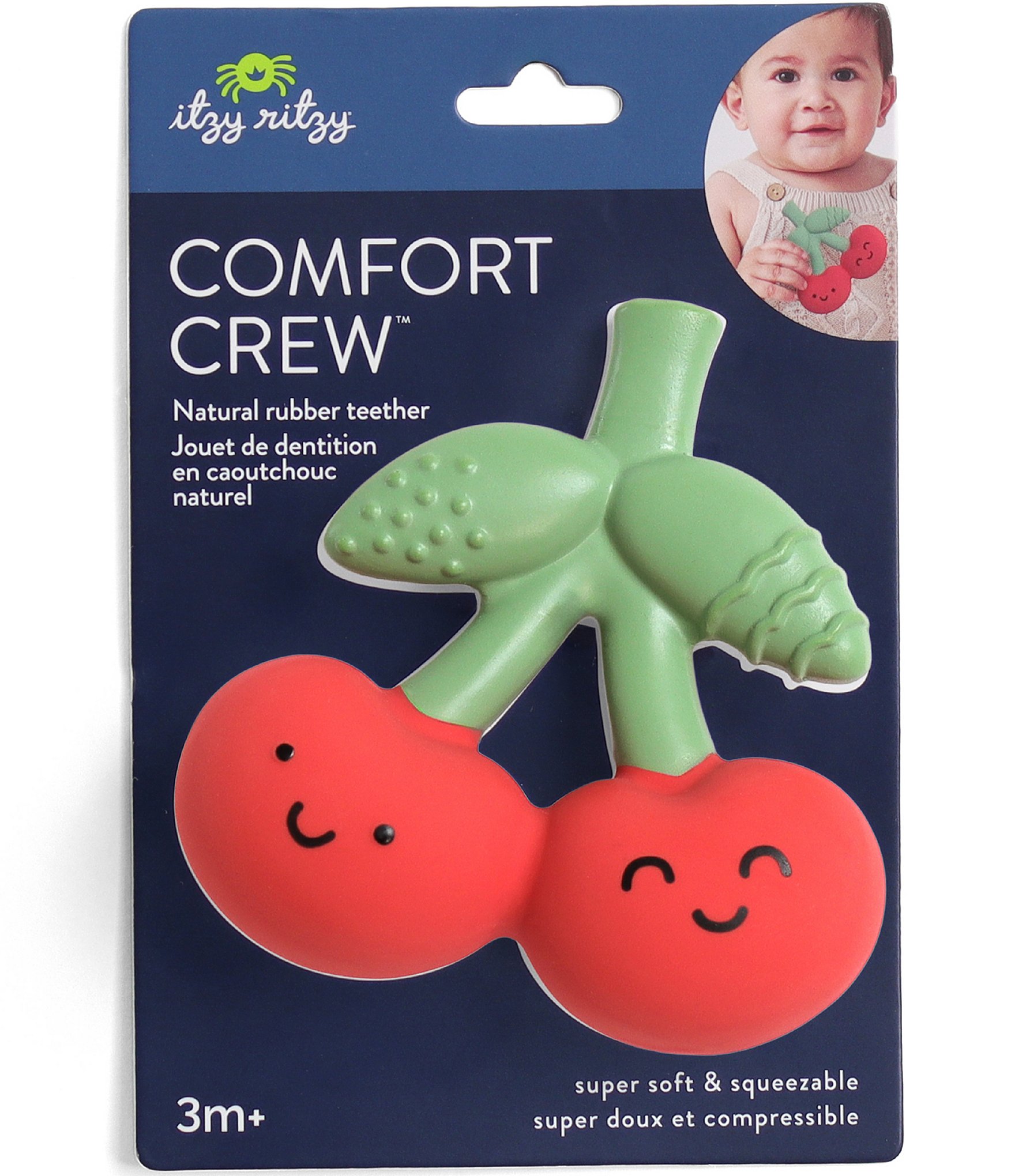 Itzy Ritzy Comfort Crew ™ Natural Rubber Latex Teether