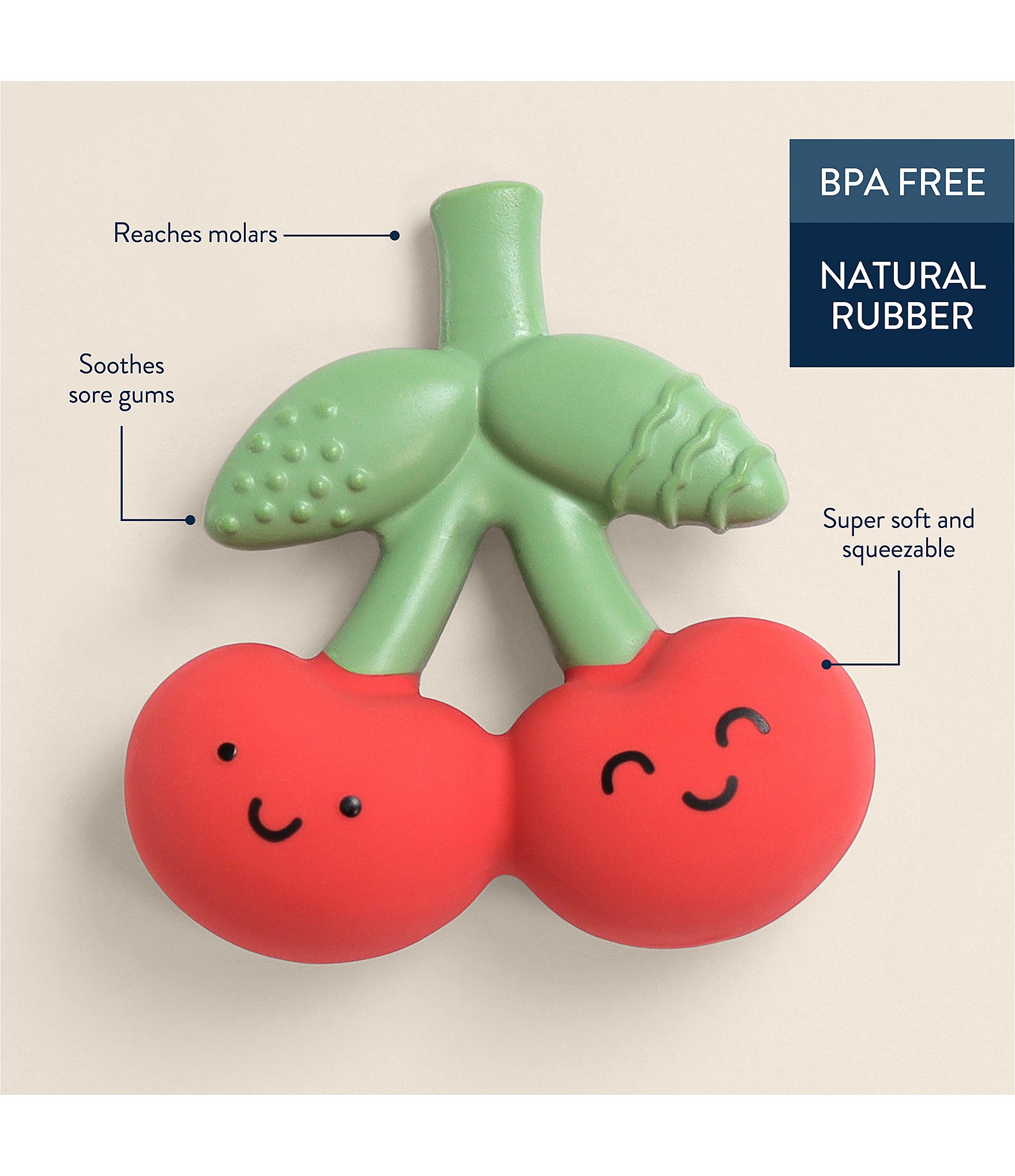 Itzy Ritzy Comfort Crew ™ Natural Rubber Latex Teether