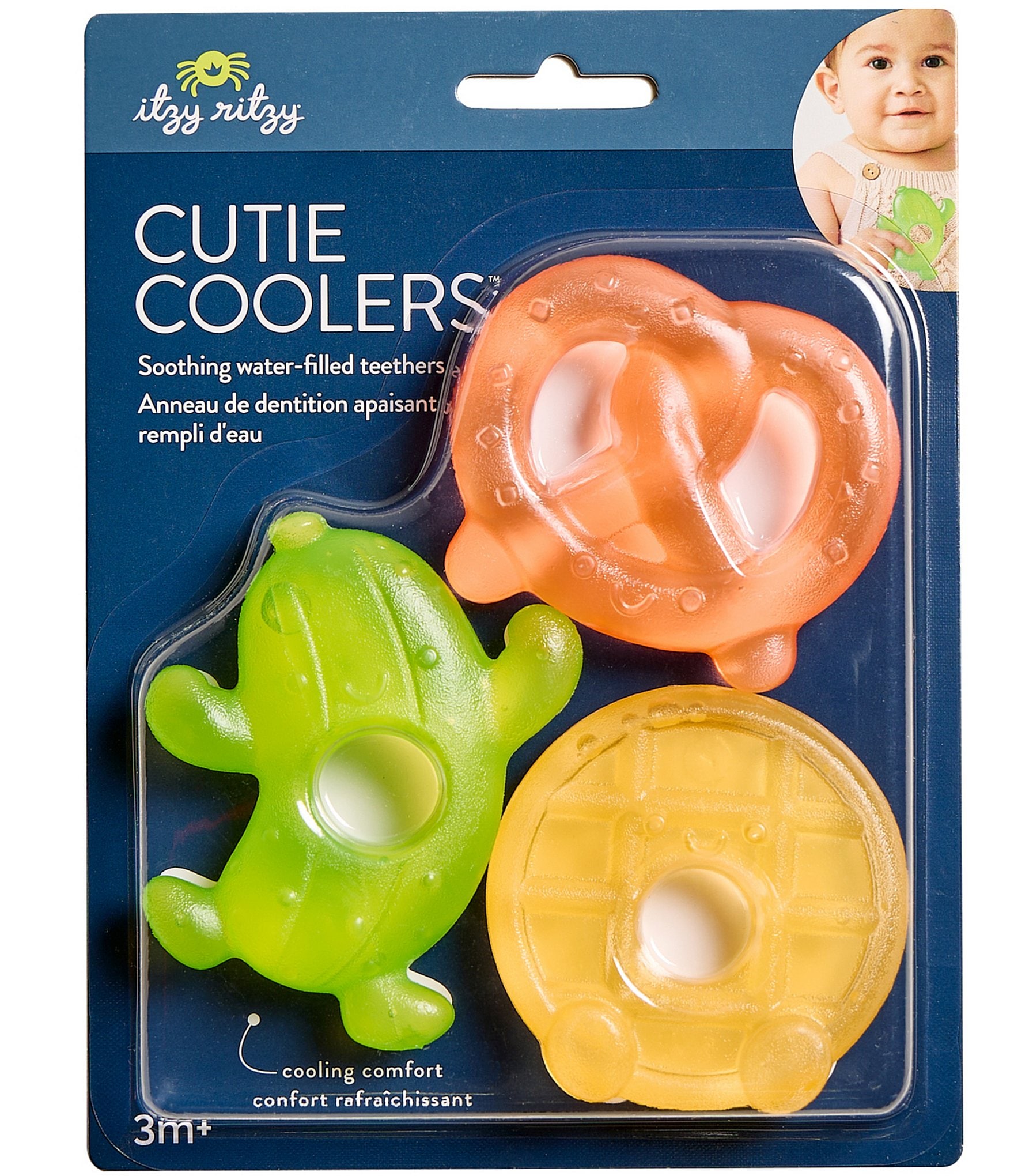 Itzy Ritzy Cutie Coolers™ Silly Foods Teethers