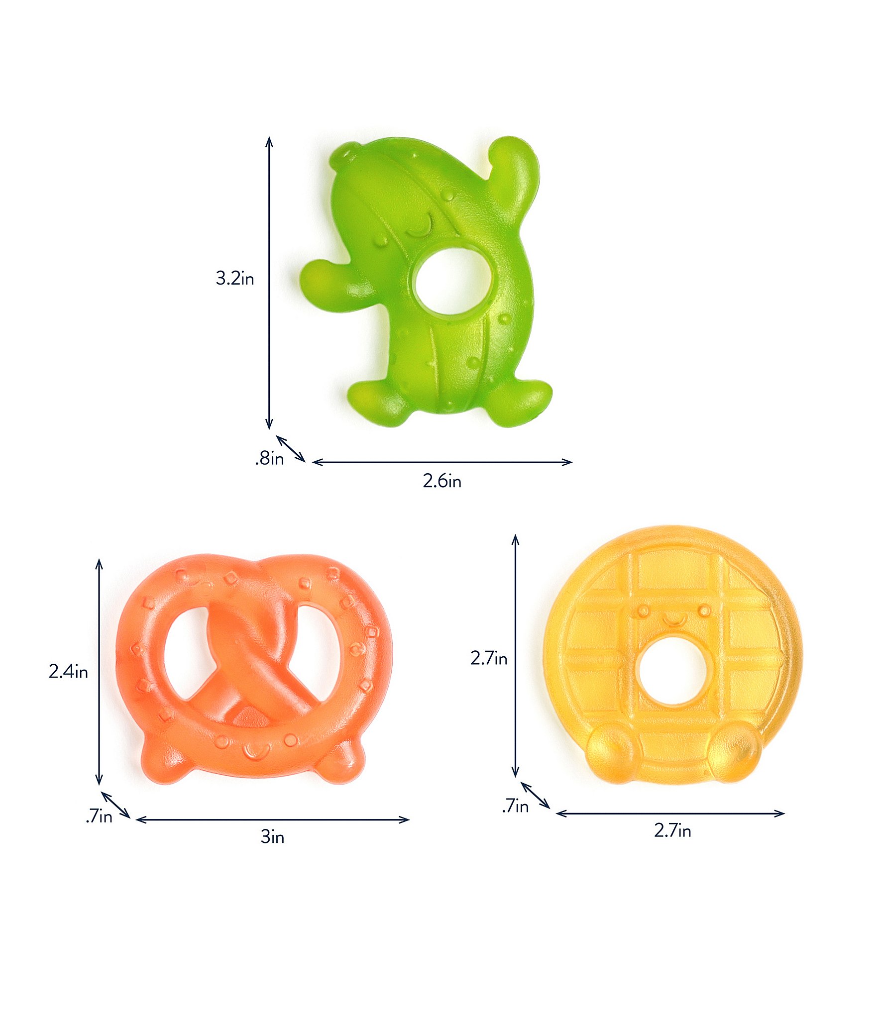 Itzy Ritzy Cutie Coolers™ Silly Foods Teethers