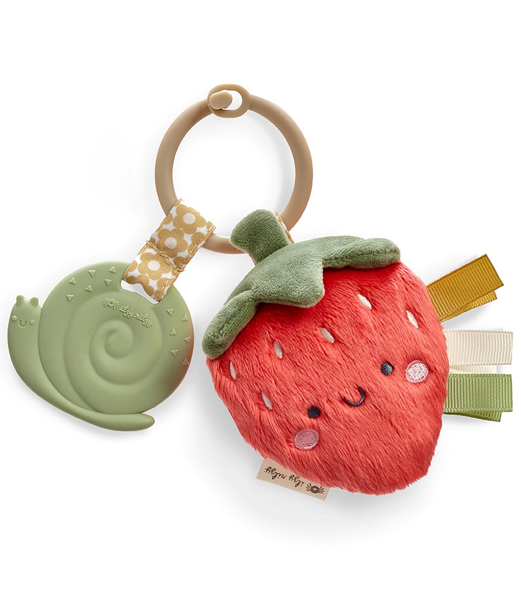 Itzy Ritzy Itzy Pal™ Bonnie The Strawberry Teether Toy Ring