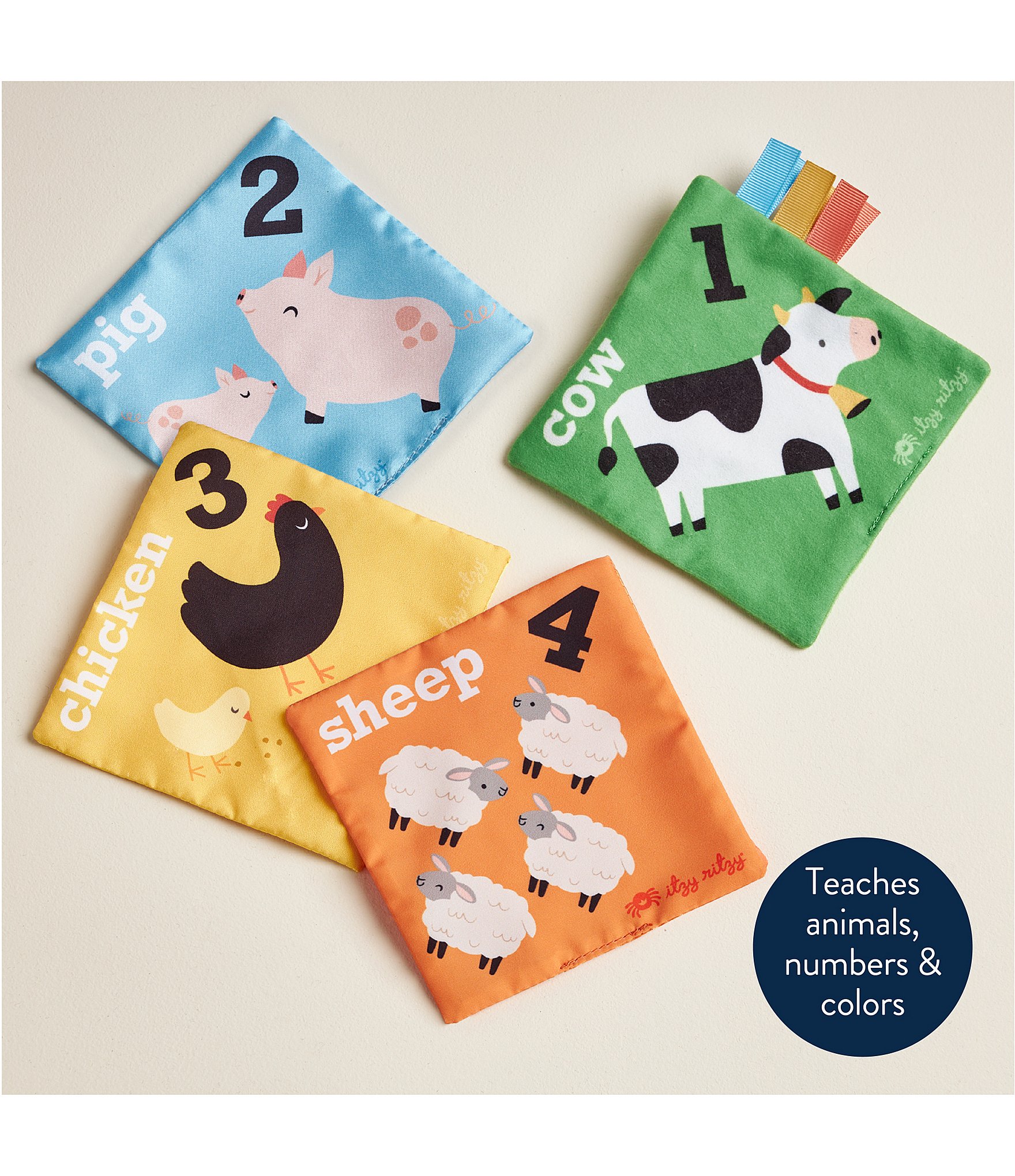 Itzy Ritzy Itzy Sensory Scarves™ Barn Pull-And-Take Toy