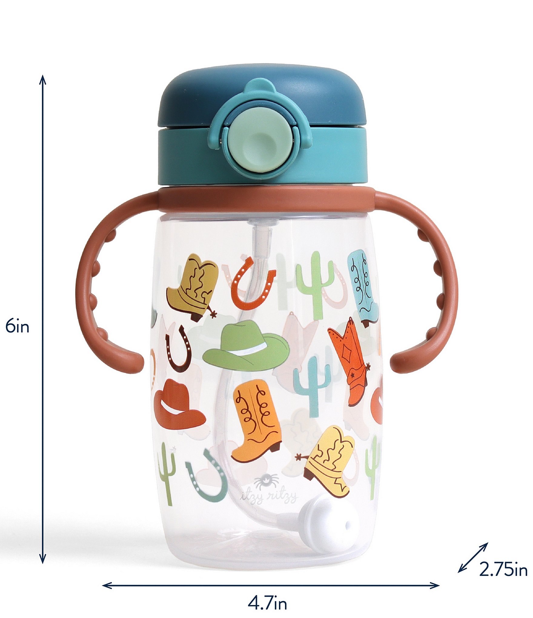 Itzy Ritzy Itzy Sips™ Western Straw Sippy Cup