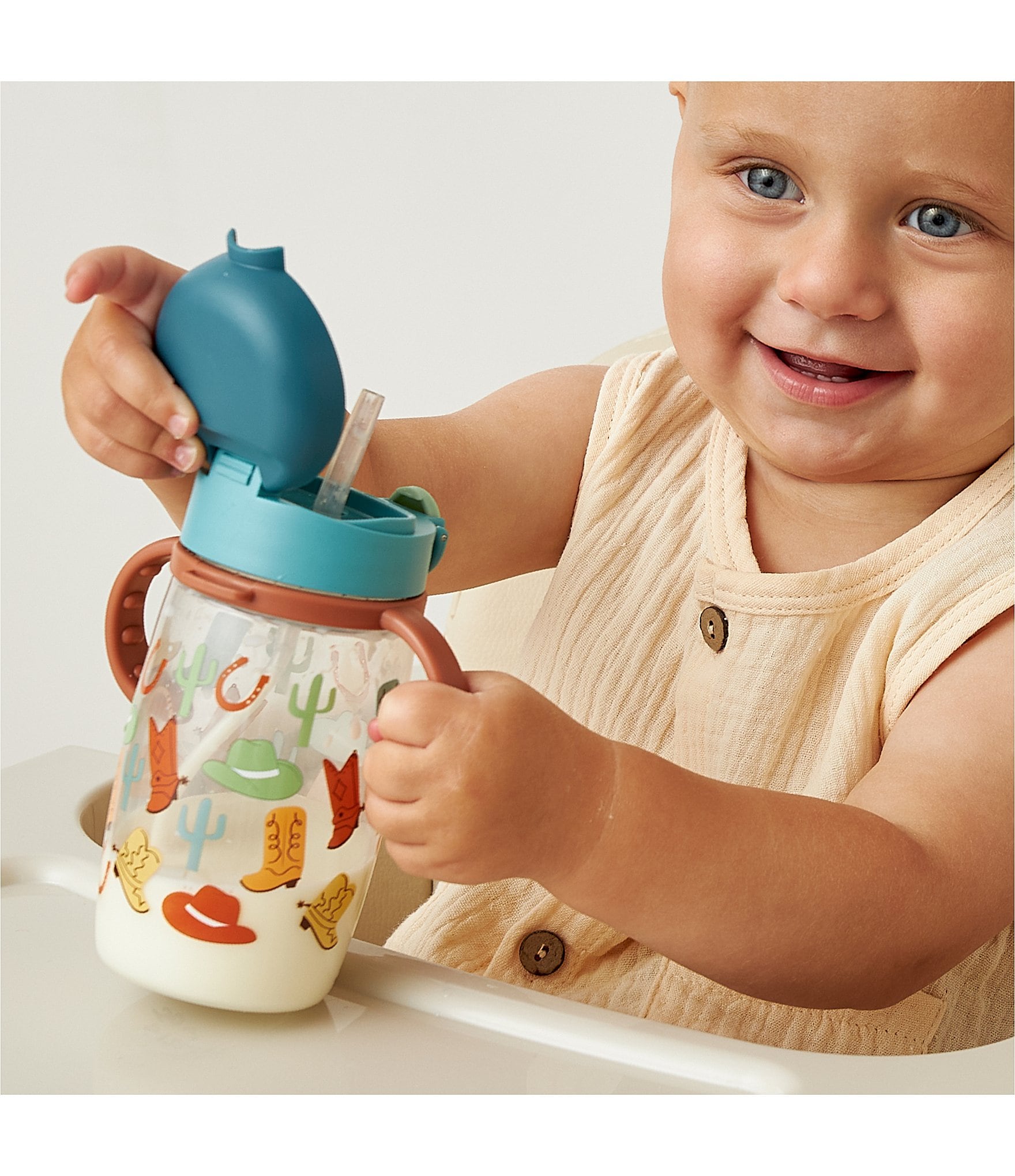 Itzy Ritzy Itzy Sips™ Western Straw Sippy Cup