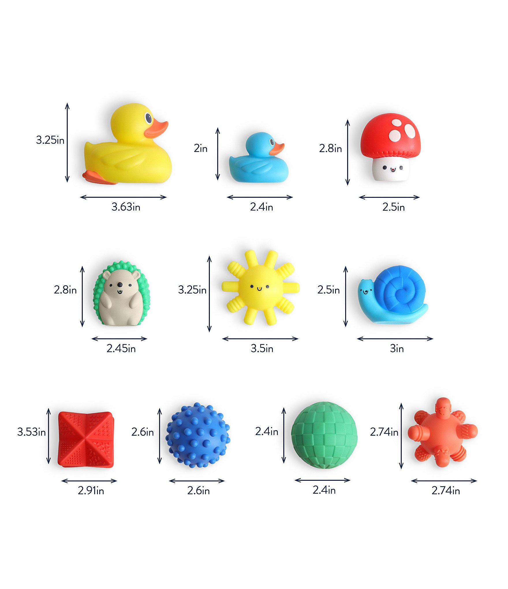 Itzy Ritzy Itzy Splash Gift Set™ 10-Piece Bath Toys