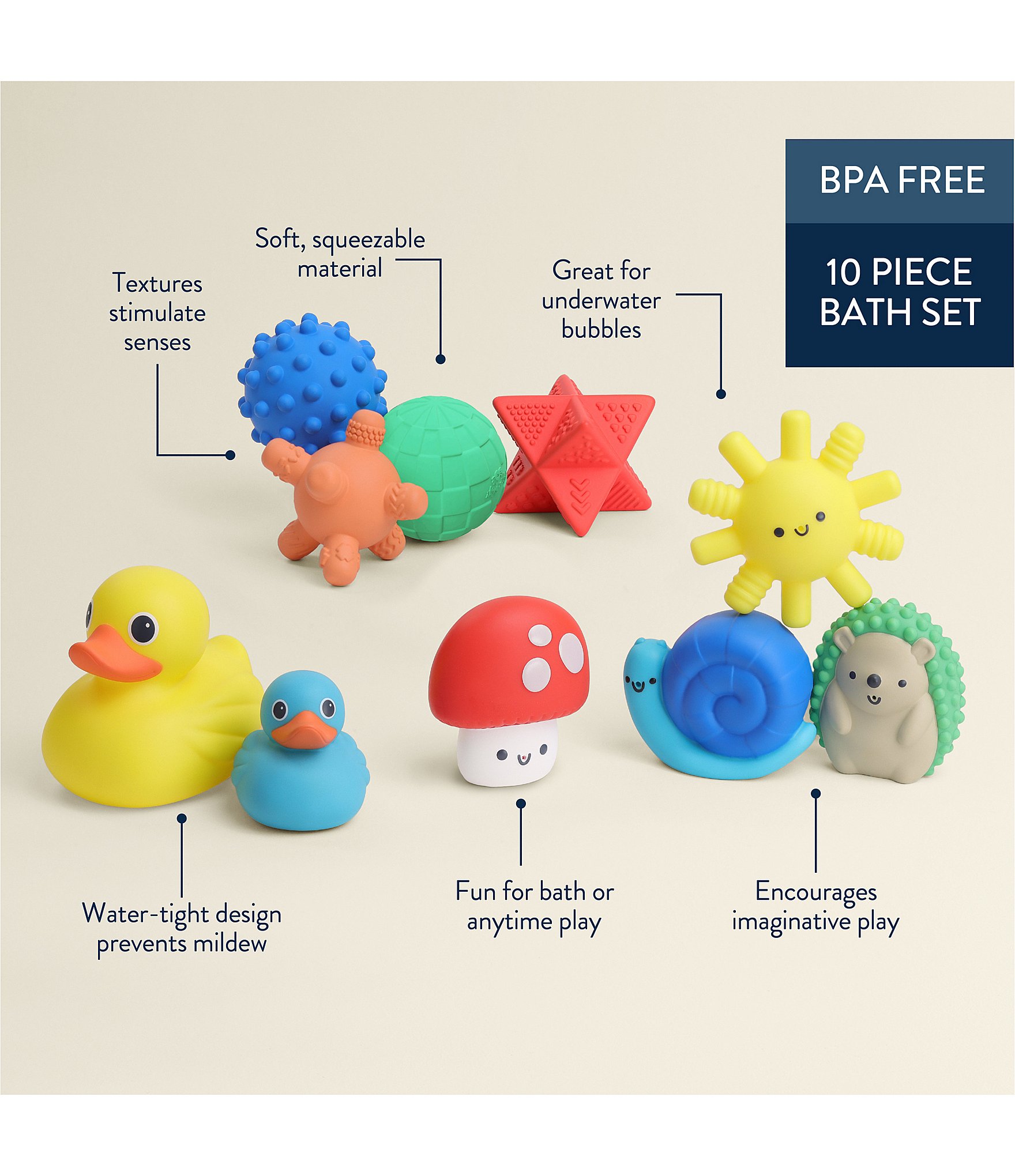 Itzy Ritzy Itzy Splash Gift Set™ 10-Piece Bath Toys