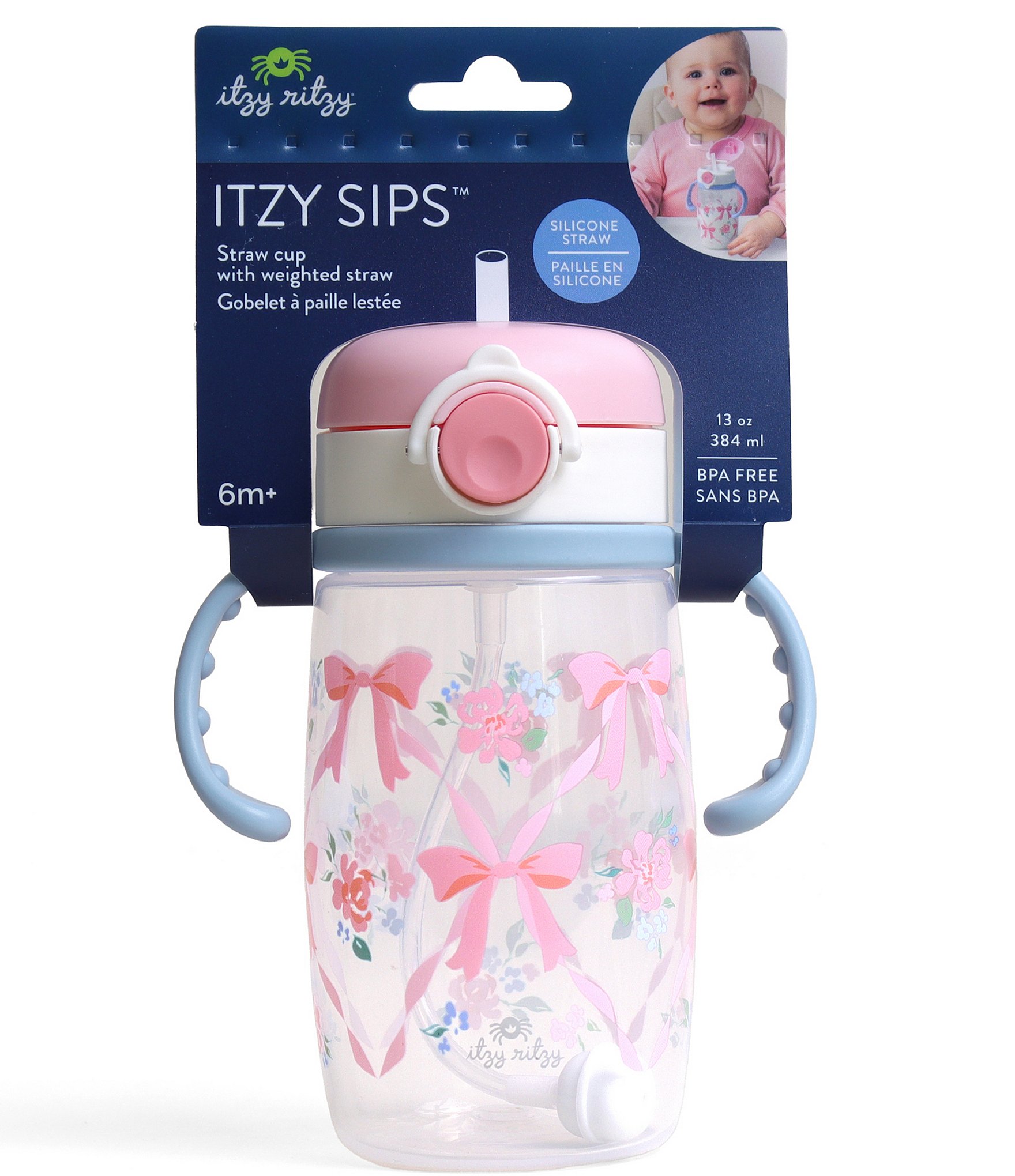 Itzy Ritzy Pretty Bows Sippy Cup