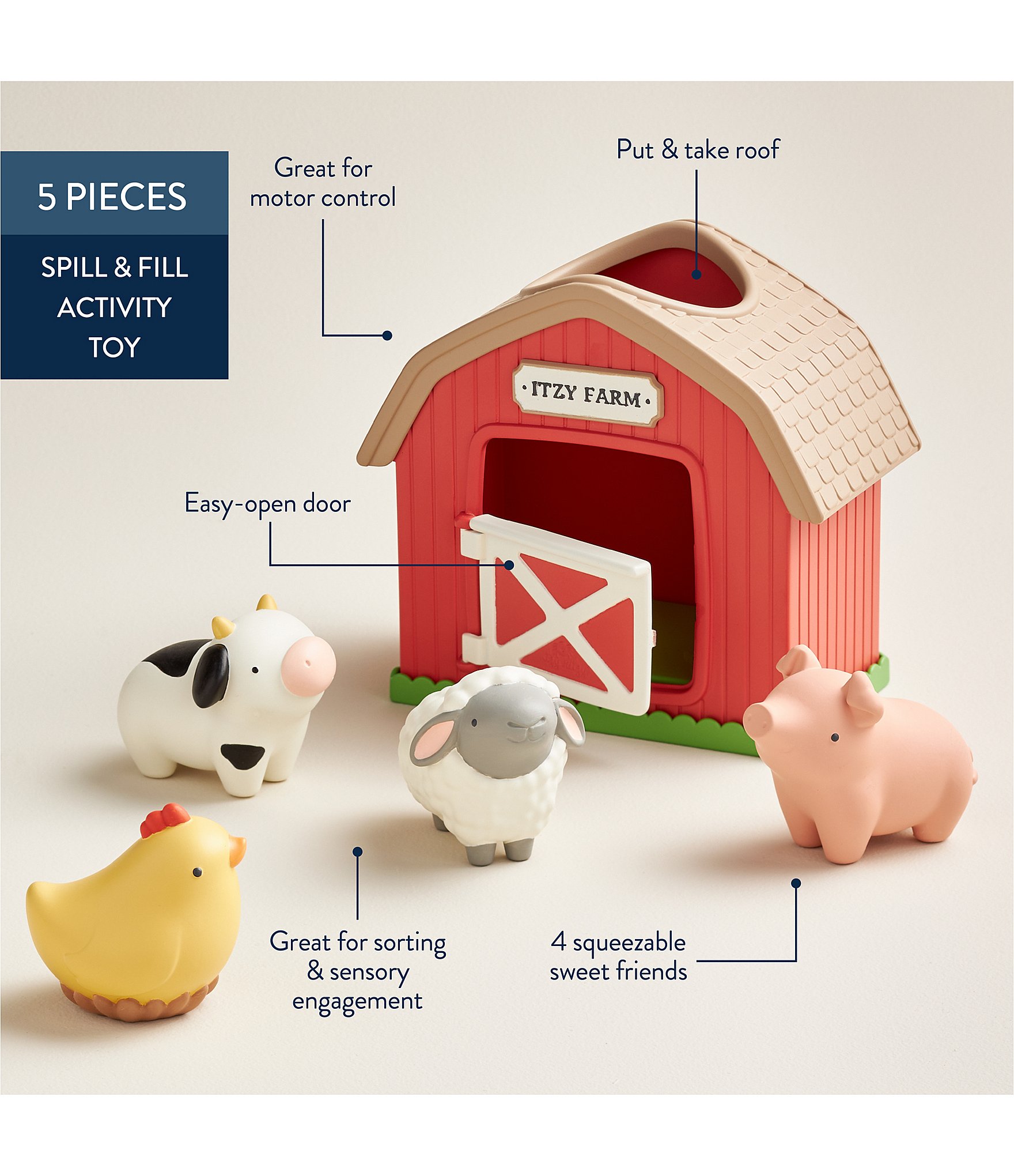 Itzy Ritzy Itzy Farm Put & Take Toy