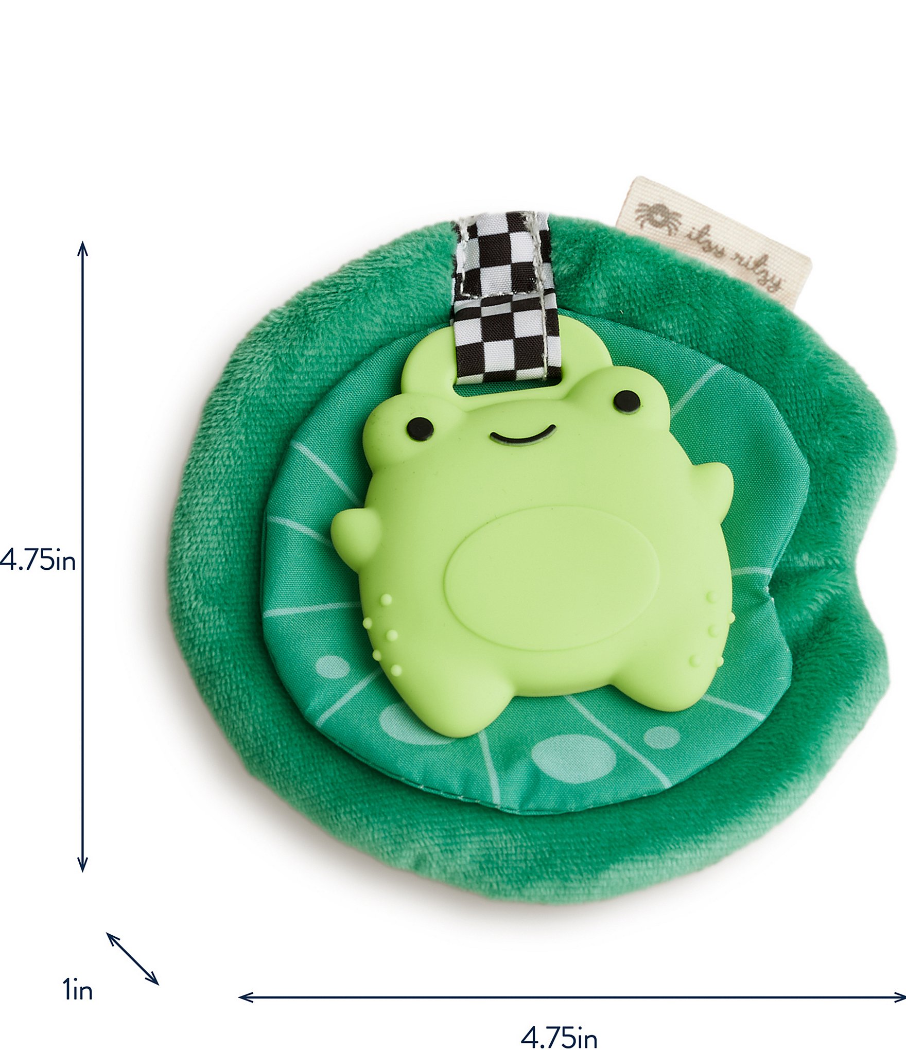 Itzy Ritzy Sweetie Crinkle™ Frog Sensory Teether