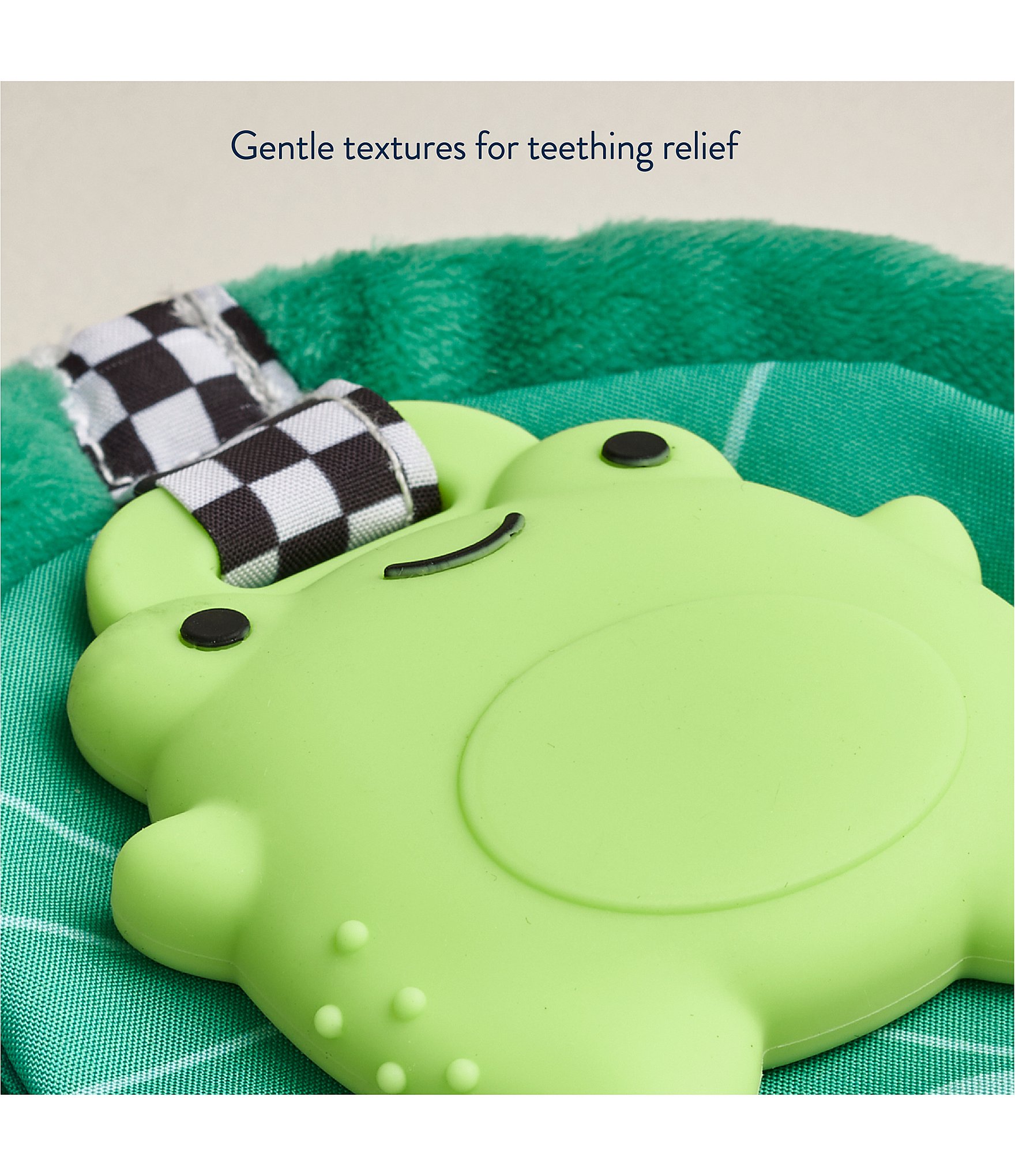 Itzy Ritzy Sweetie Crinkle™ Frog Sensory Teether