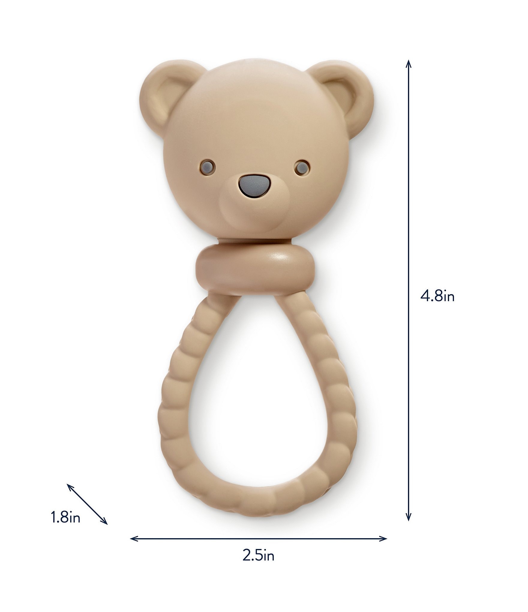 Itzy Ritzy Sweetie Rattle™ Bear Silicone Teether