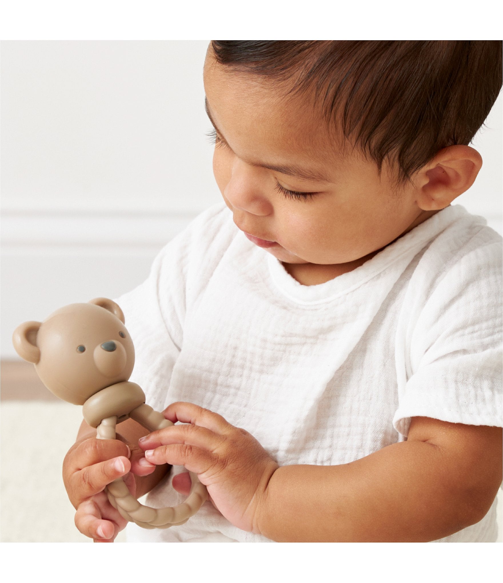 Itzy Ritzy Sweetie Rattle™ Bear Silicone Teether