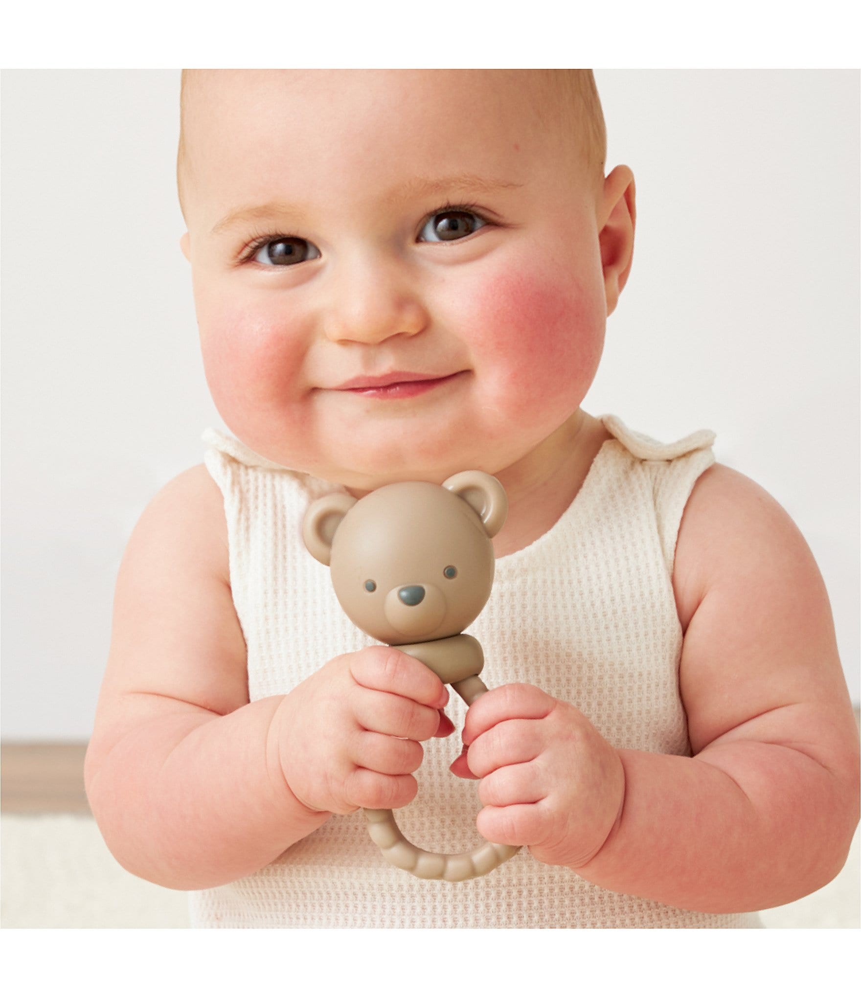 Itzy Ritzy Sweetie Rattle™ Bear Silicone Teether