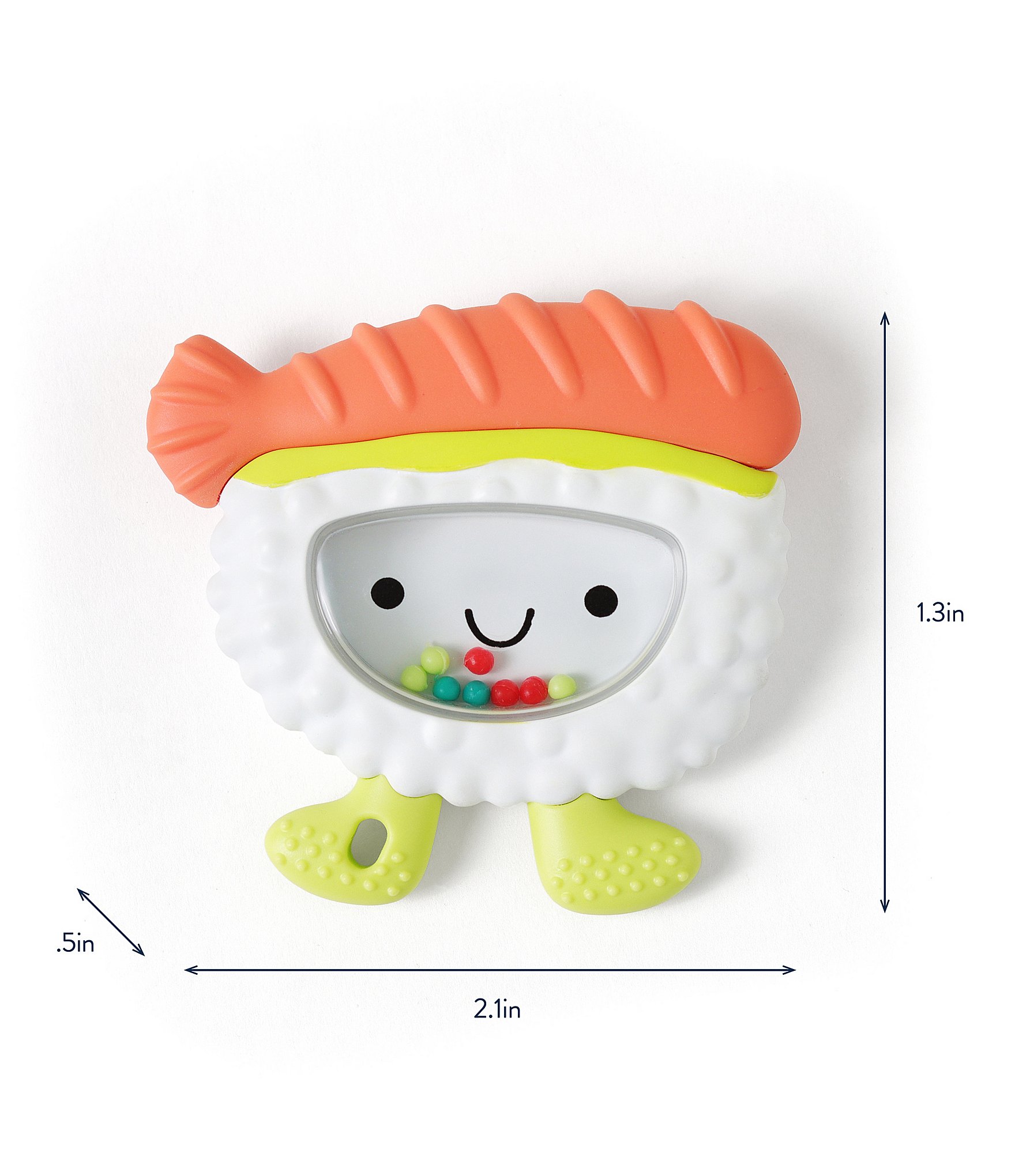 Itzy Ritzy Sweetie Shake Plus™ Sushi Rattle & Teether