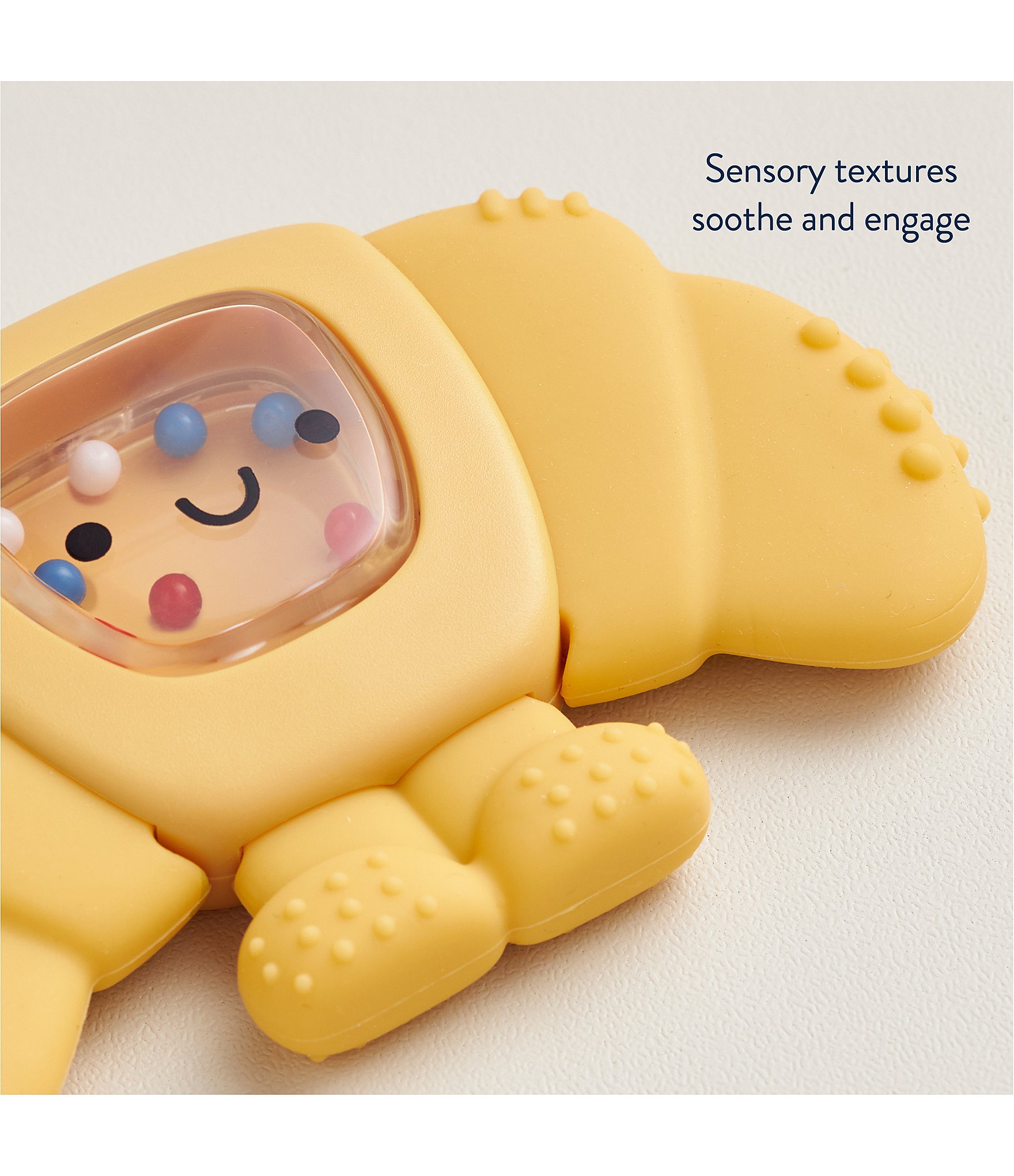 Itzy Ritzy Sweetie Shake Plus™ Croissant Rattle & Teether