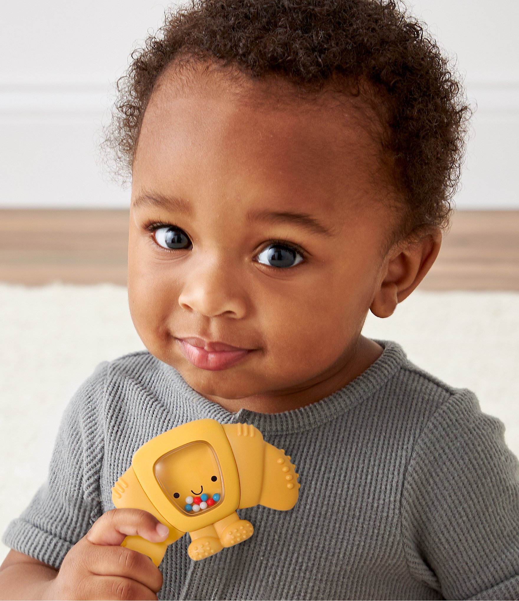 Itzy Ritzy Sweetie Shake Plus™ Croissant Rattle & Teether