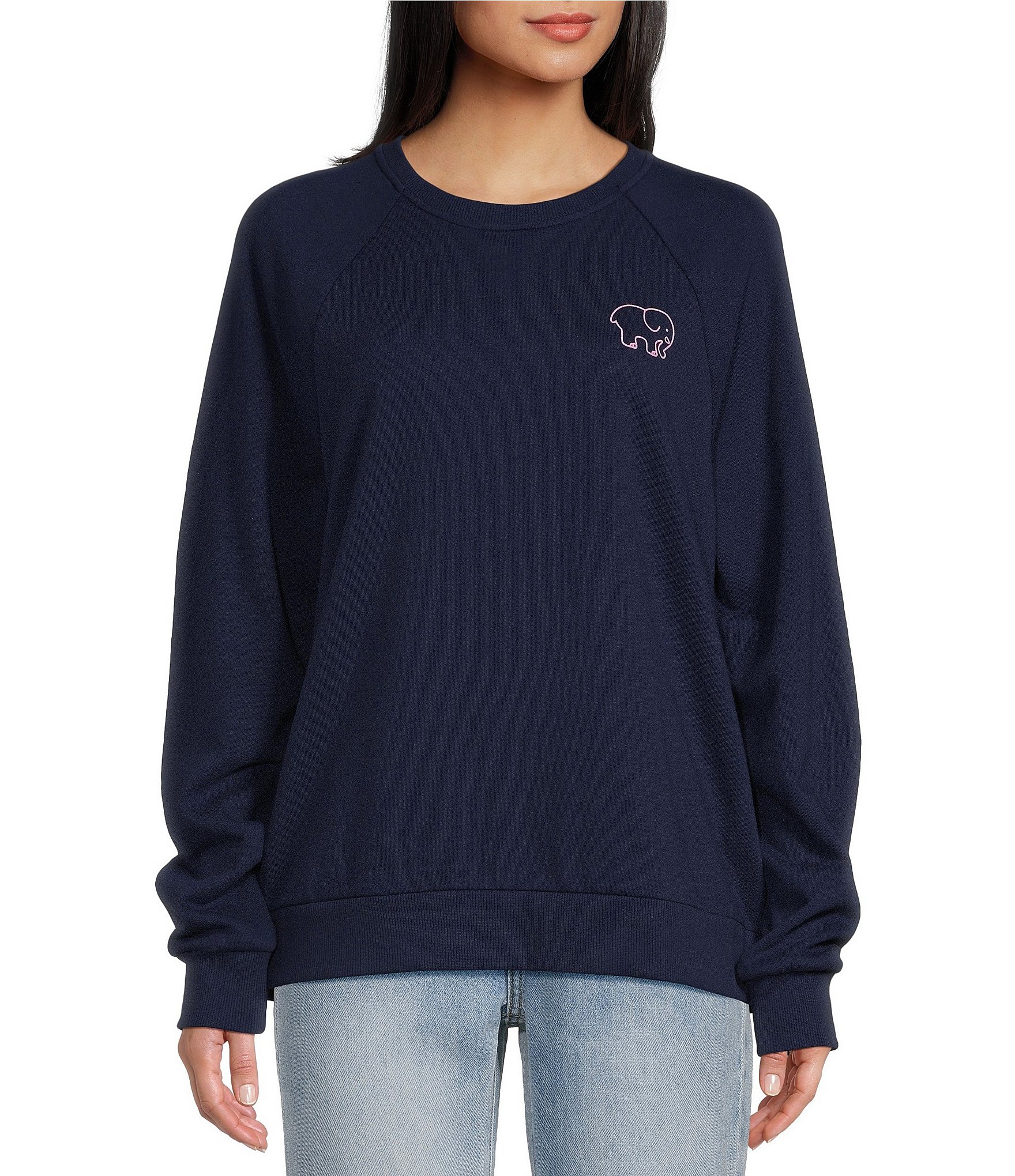 Ivory Ella Mushroom Forest Long Sleeve Graphic Sweatshirt